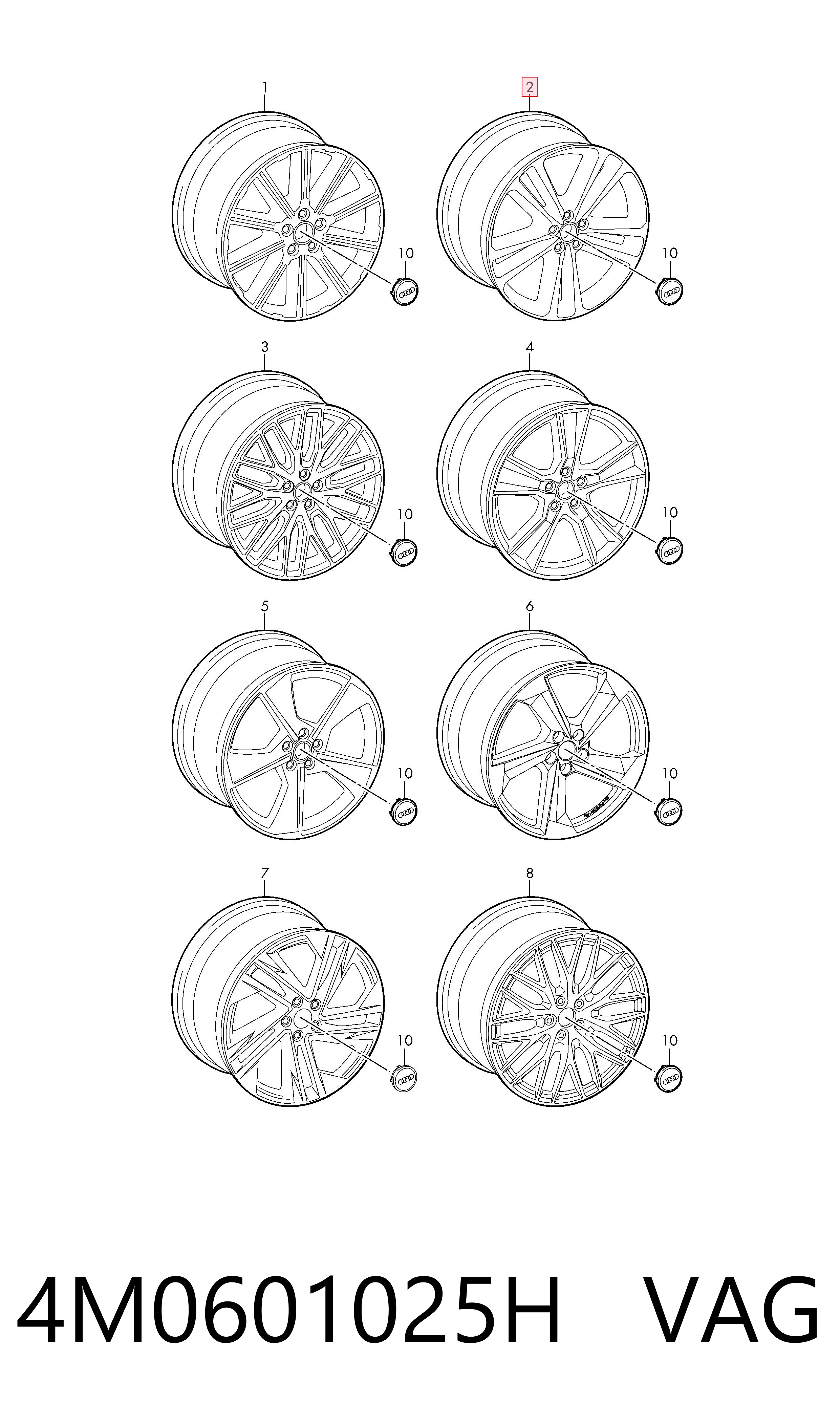 4M0601025H VAG Aros