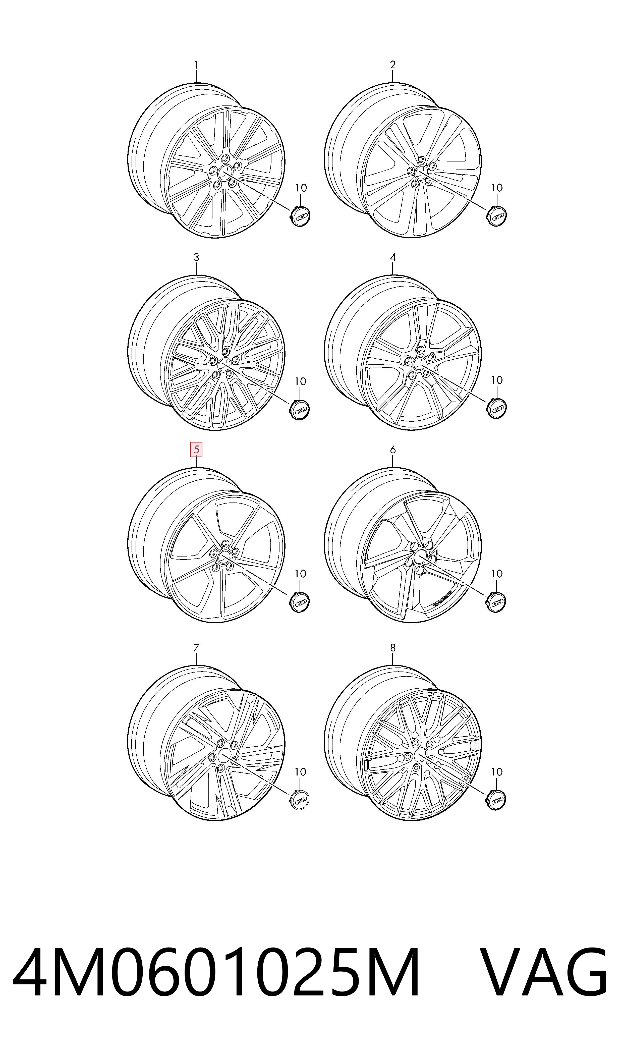 4M0601025M VAG Aros