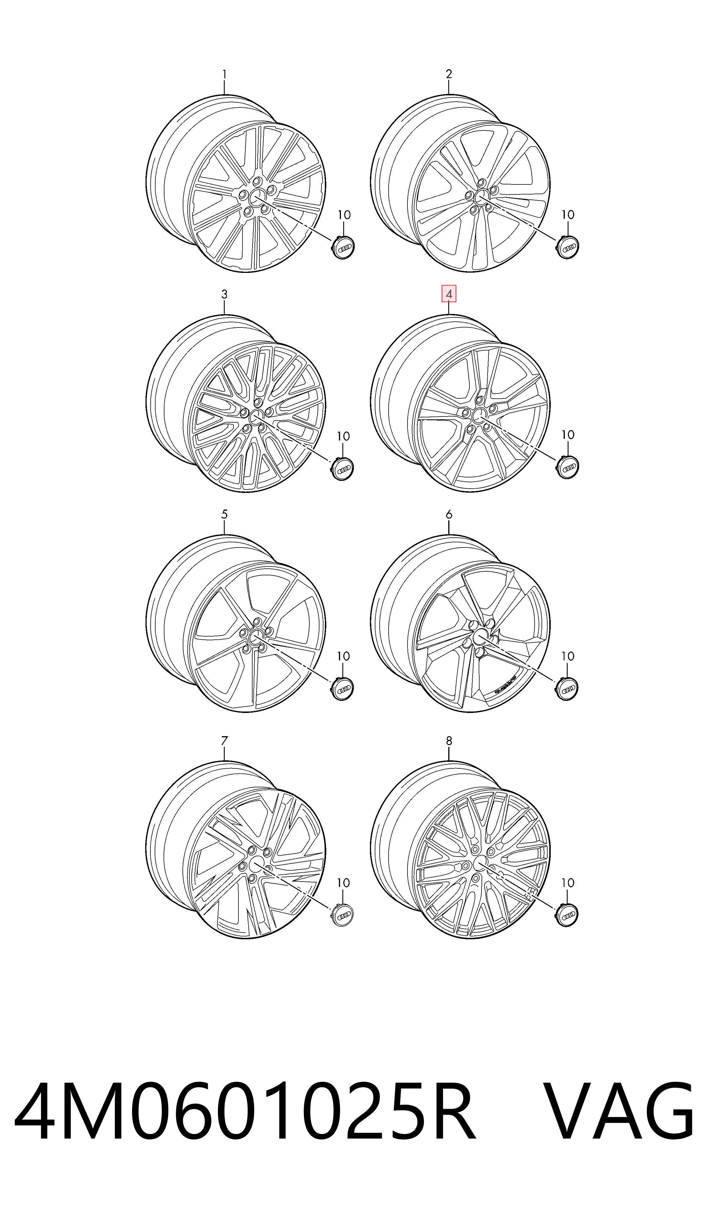4M0601025R VAG Aros