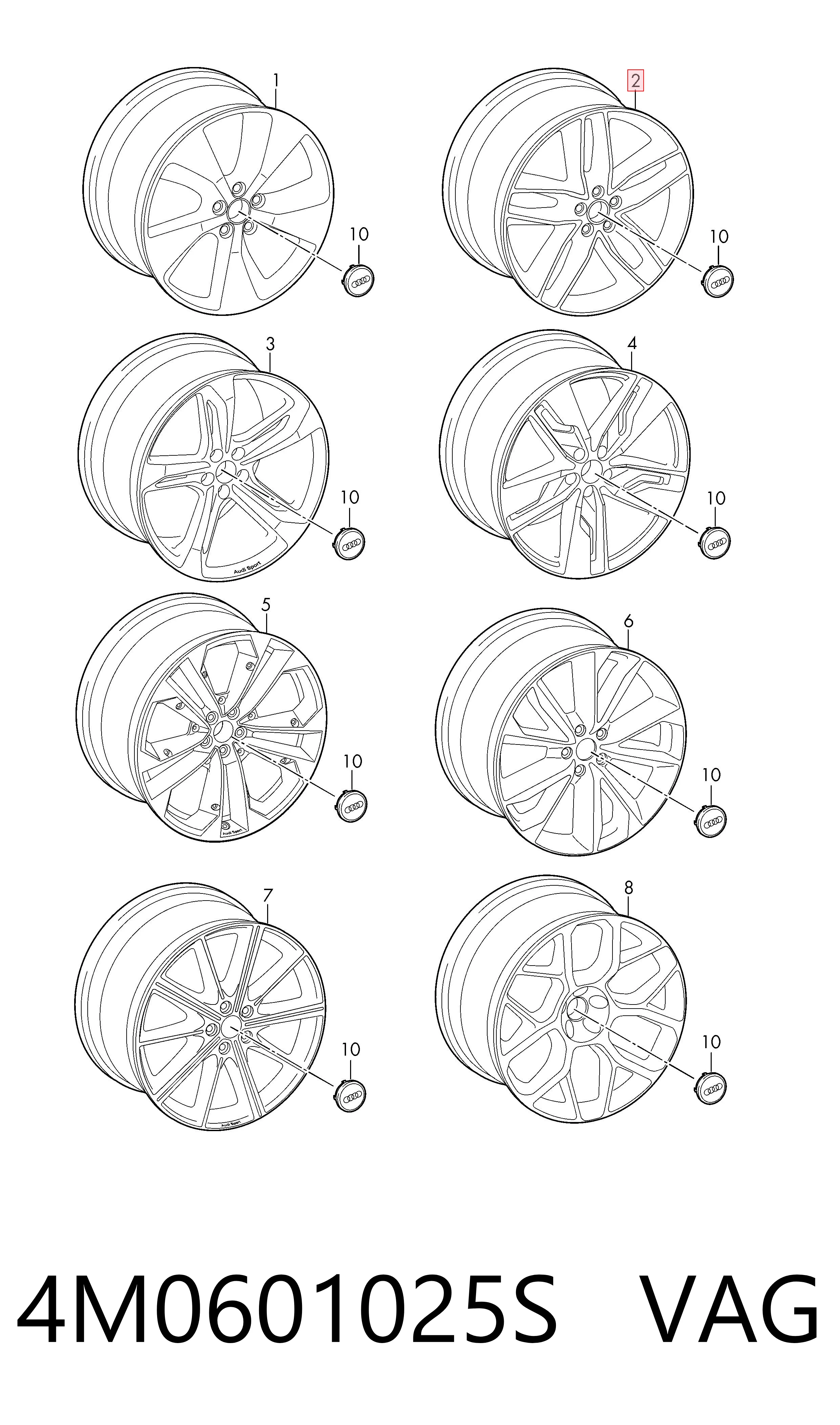 4M0601025S VAG Aros