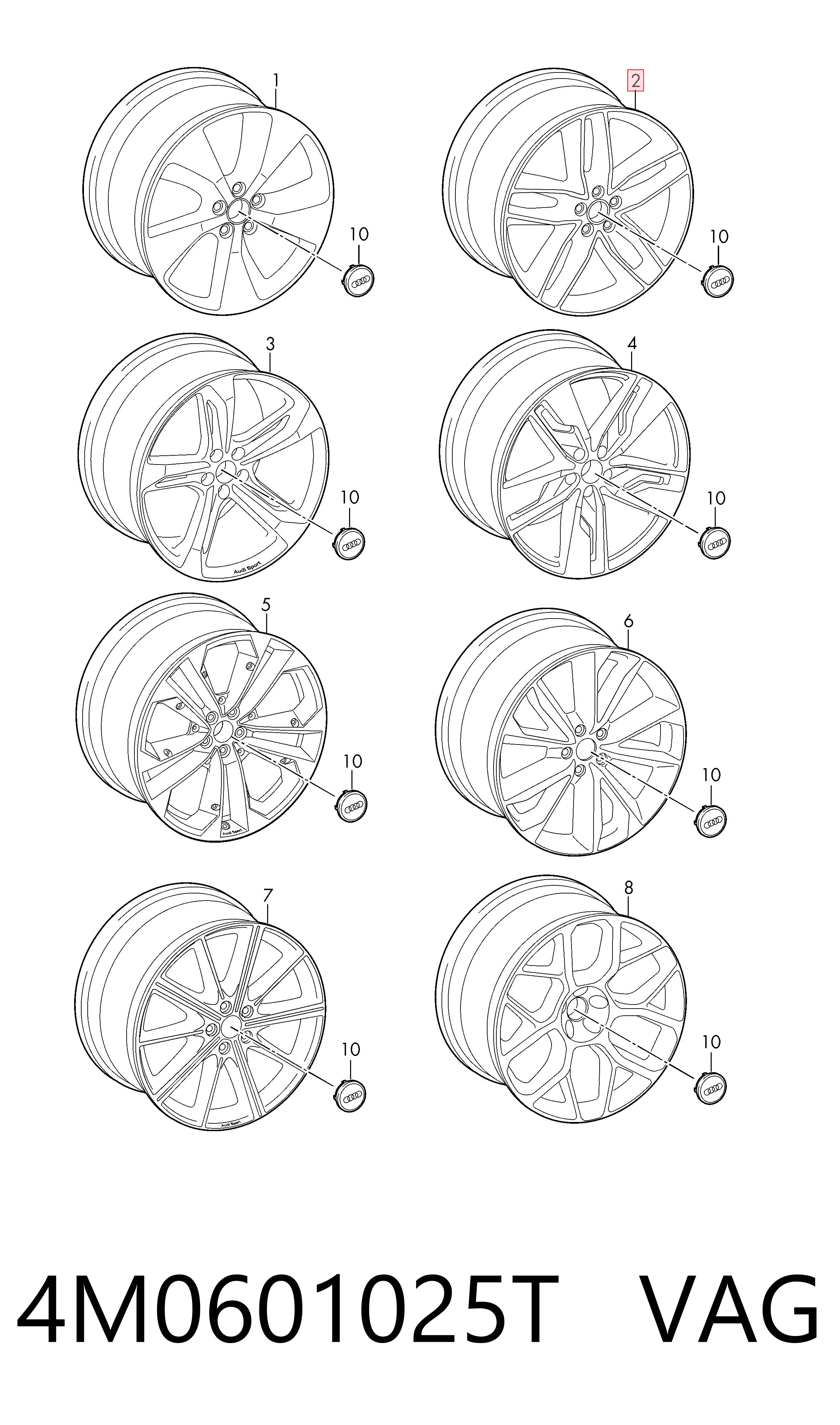 4M0601025T VAG Aros