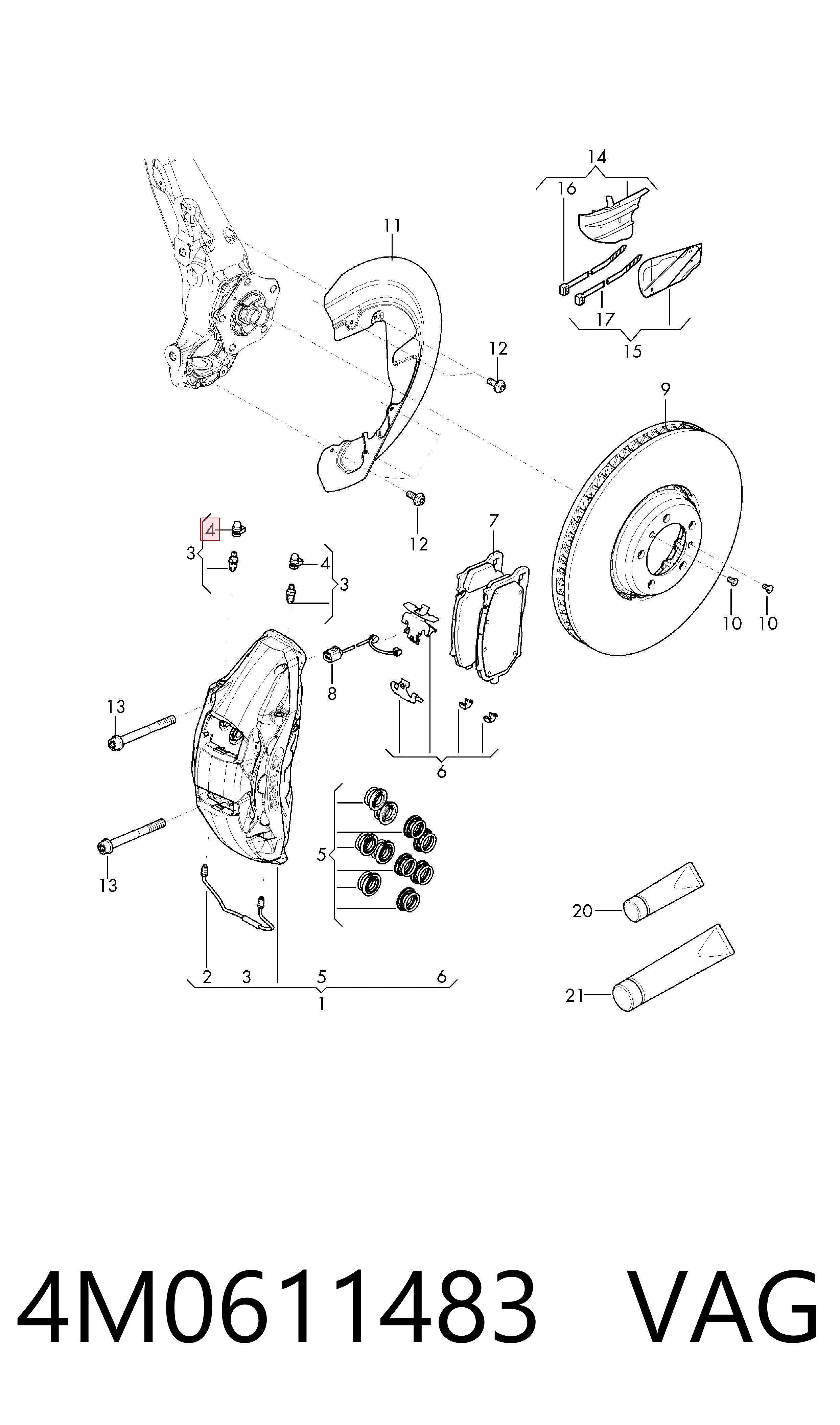 4M0611483 VAG