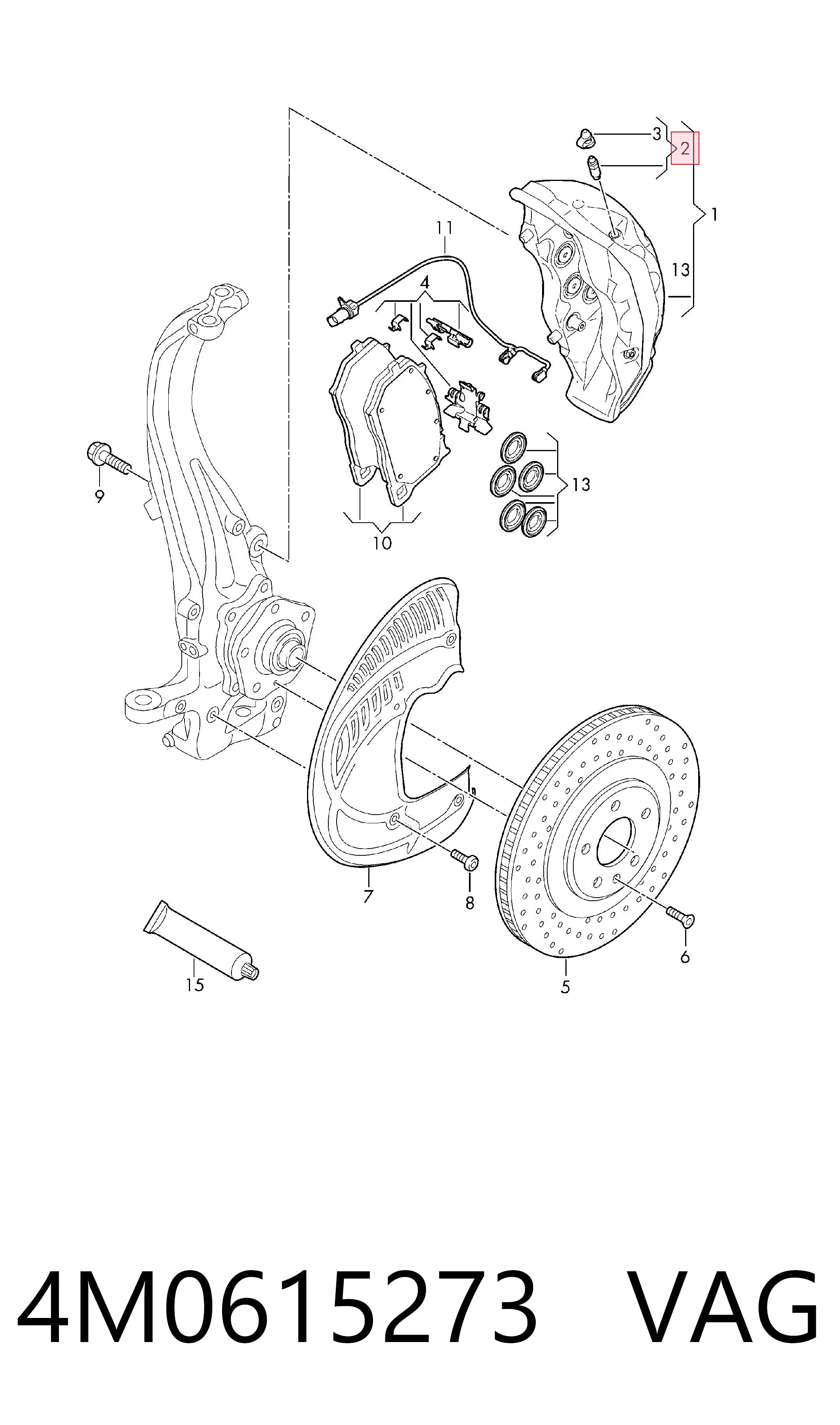 4M0615273 VAG