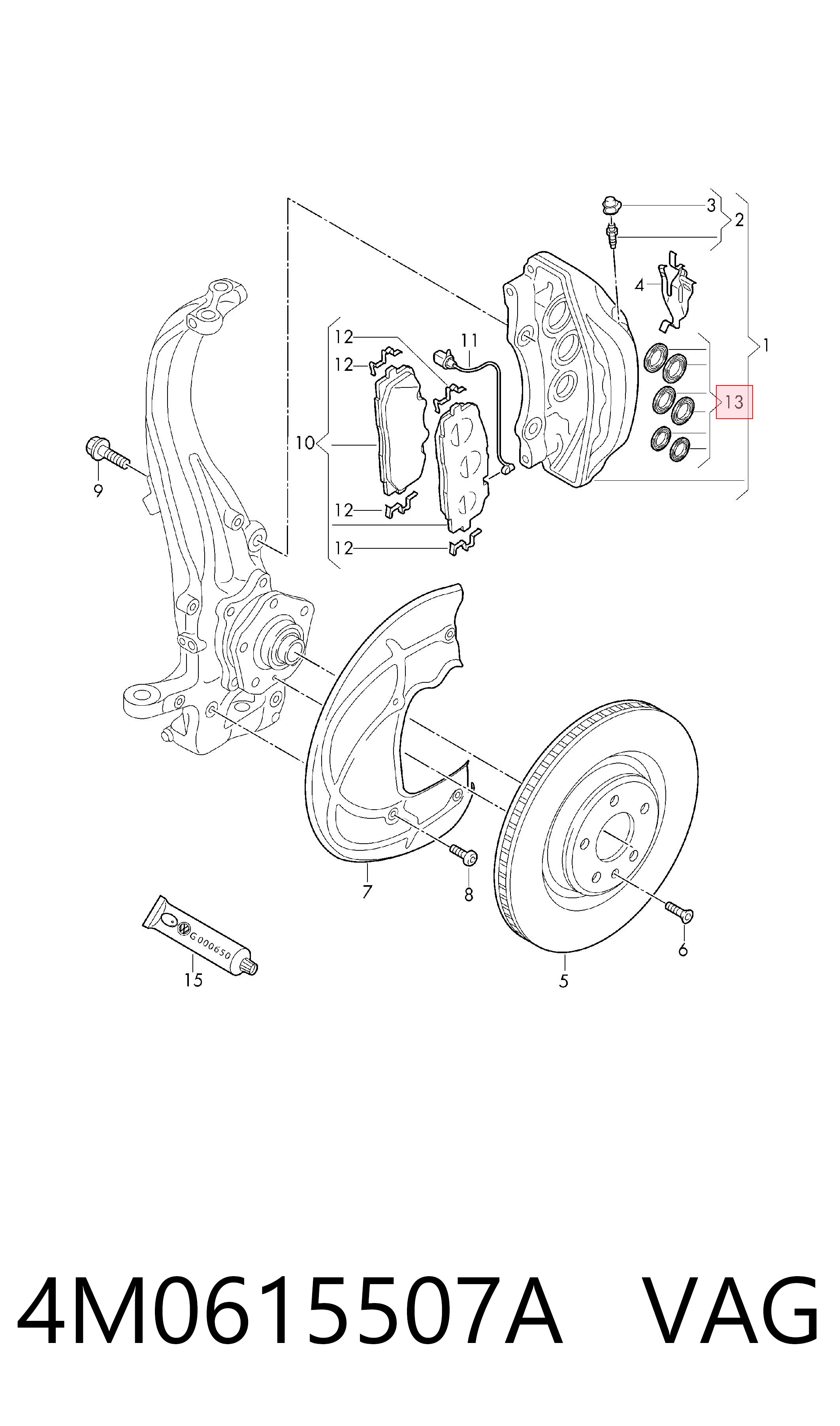  VAG 4M0615507A precio, desde 127,22 EUR