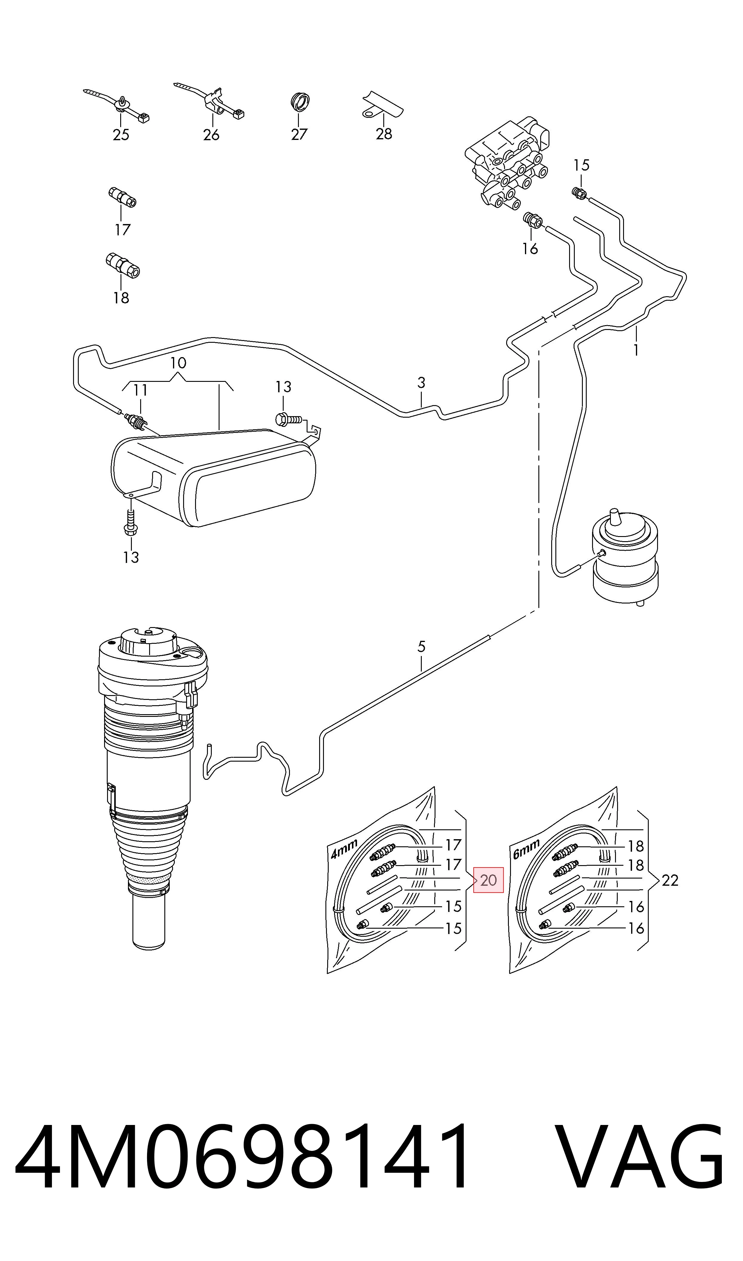 4M0698141 VAG