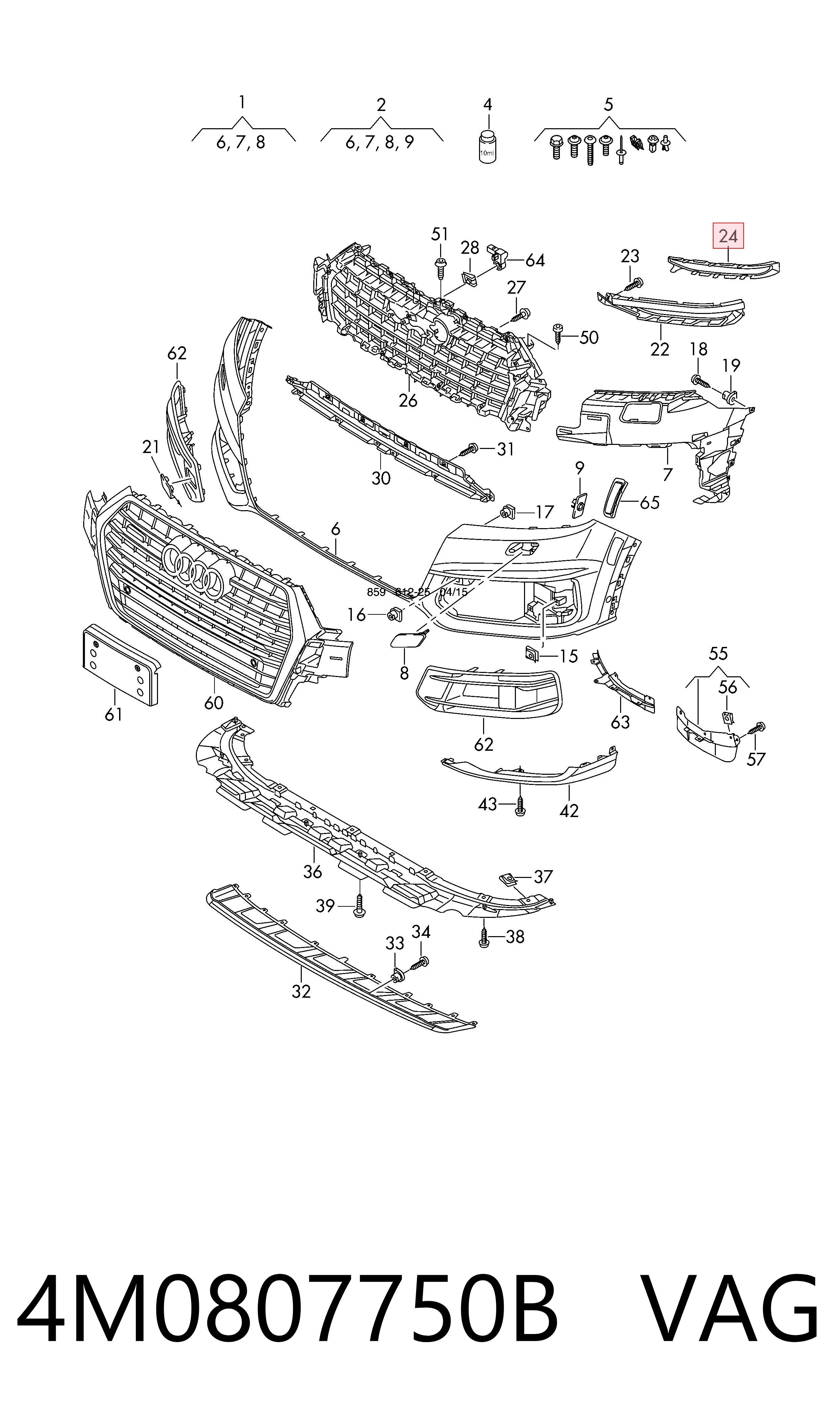 4M0807750B VAG 