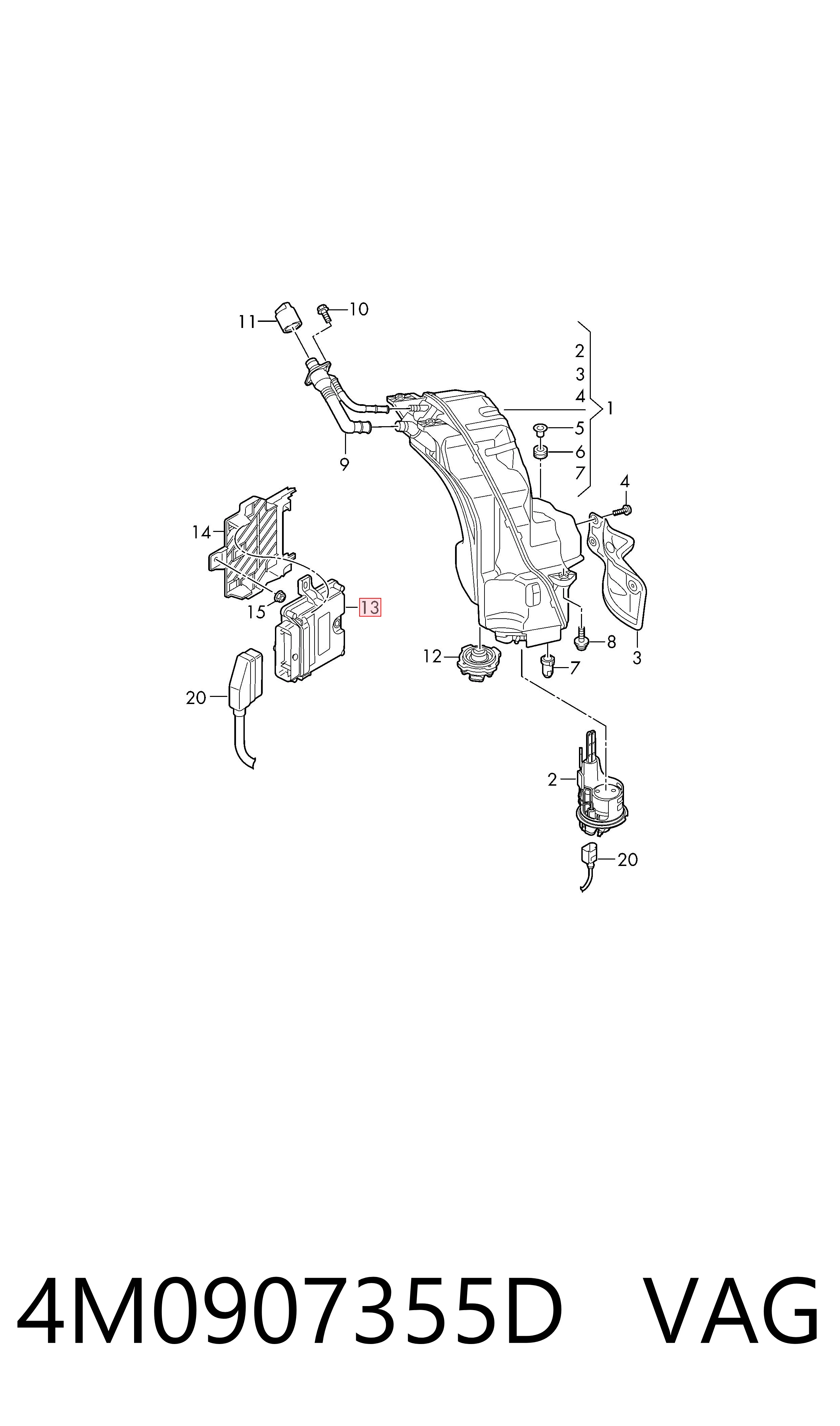 4M0907355D VAG