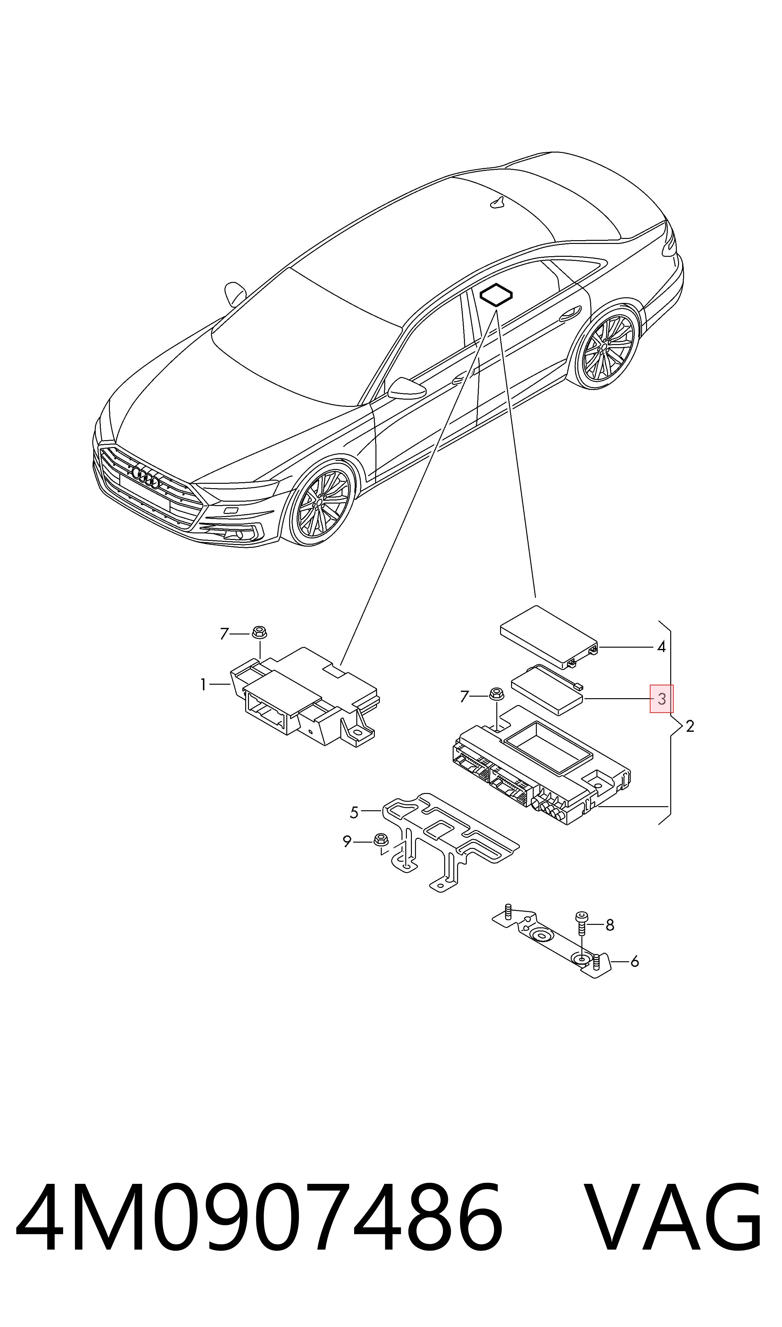 Comprar 4M0907486 VAG Batería de coche