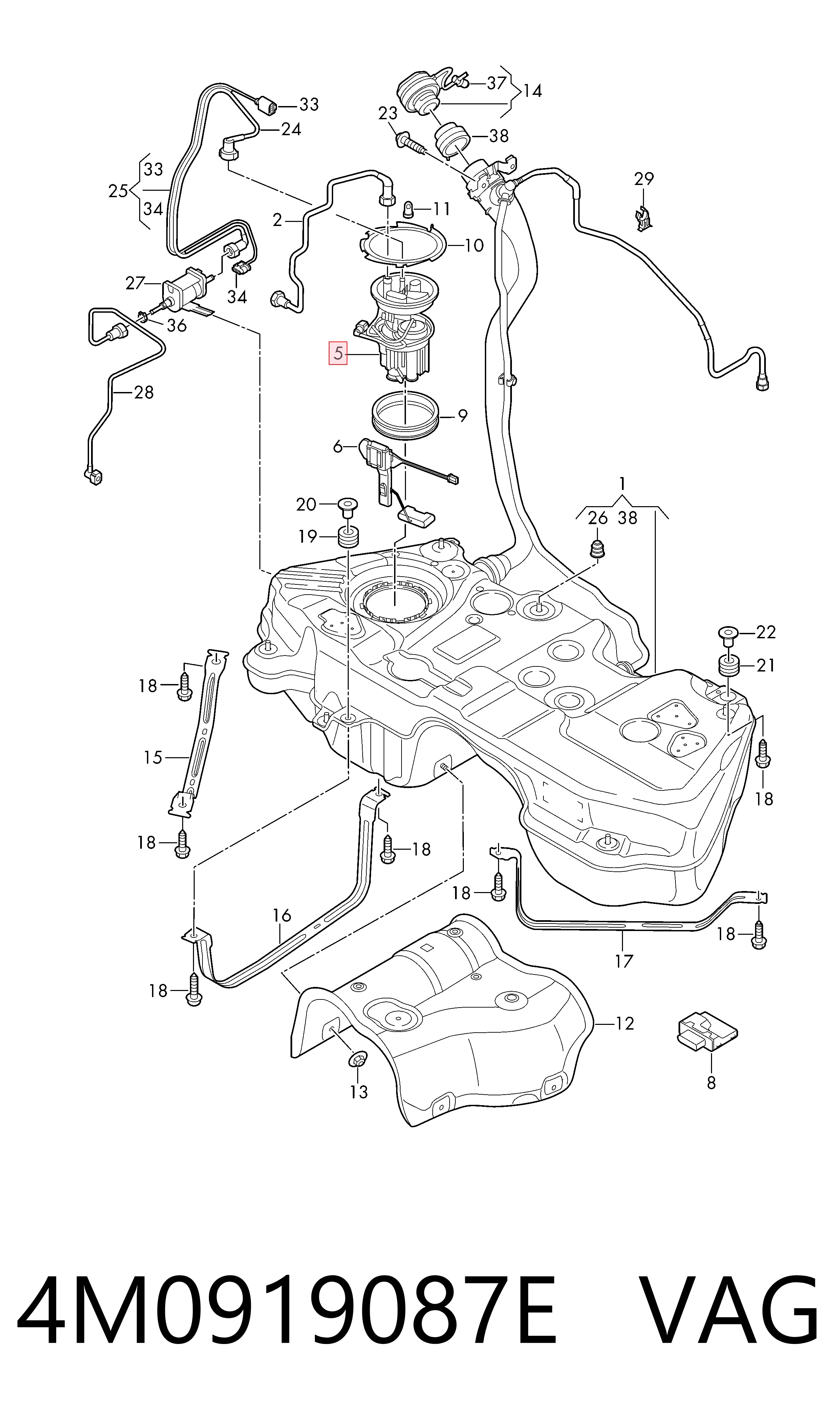 4M0919087E VAG