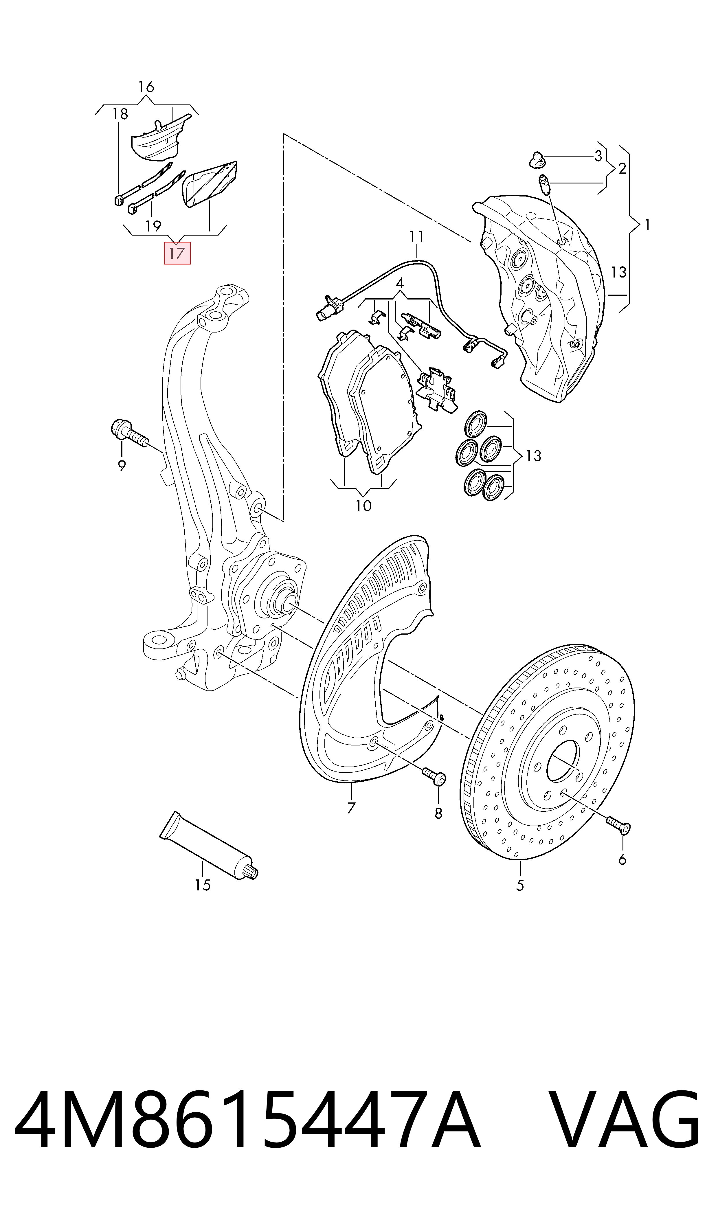  VAG 4M8615447A precio, desde 30,81 EUR