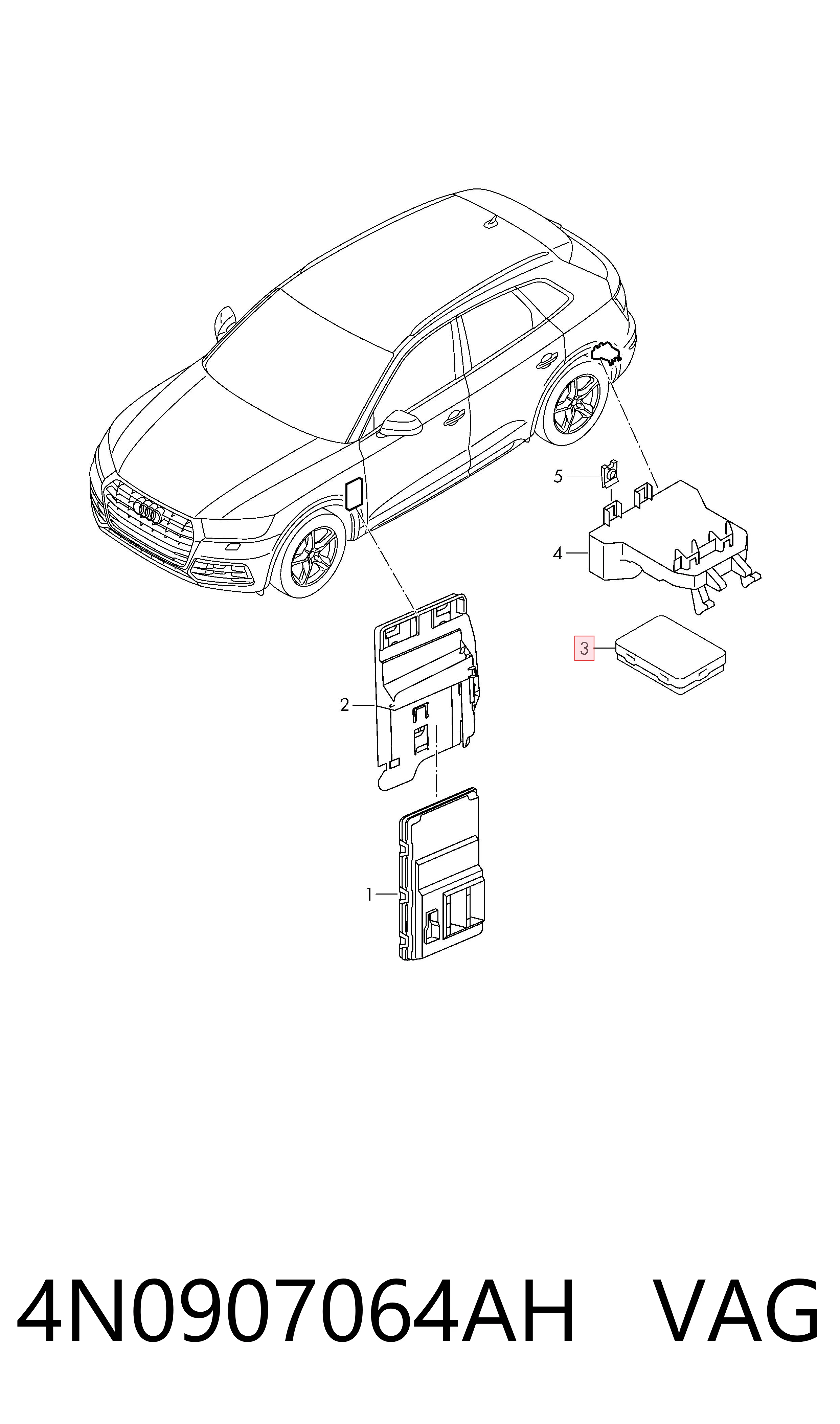 Módulo de confort VAG 4N0907064AH precio, desde 222,16 EUR