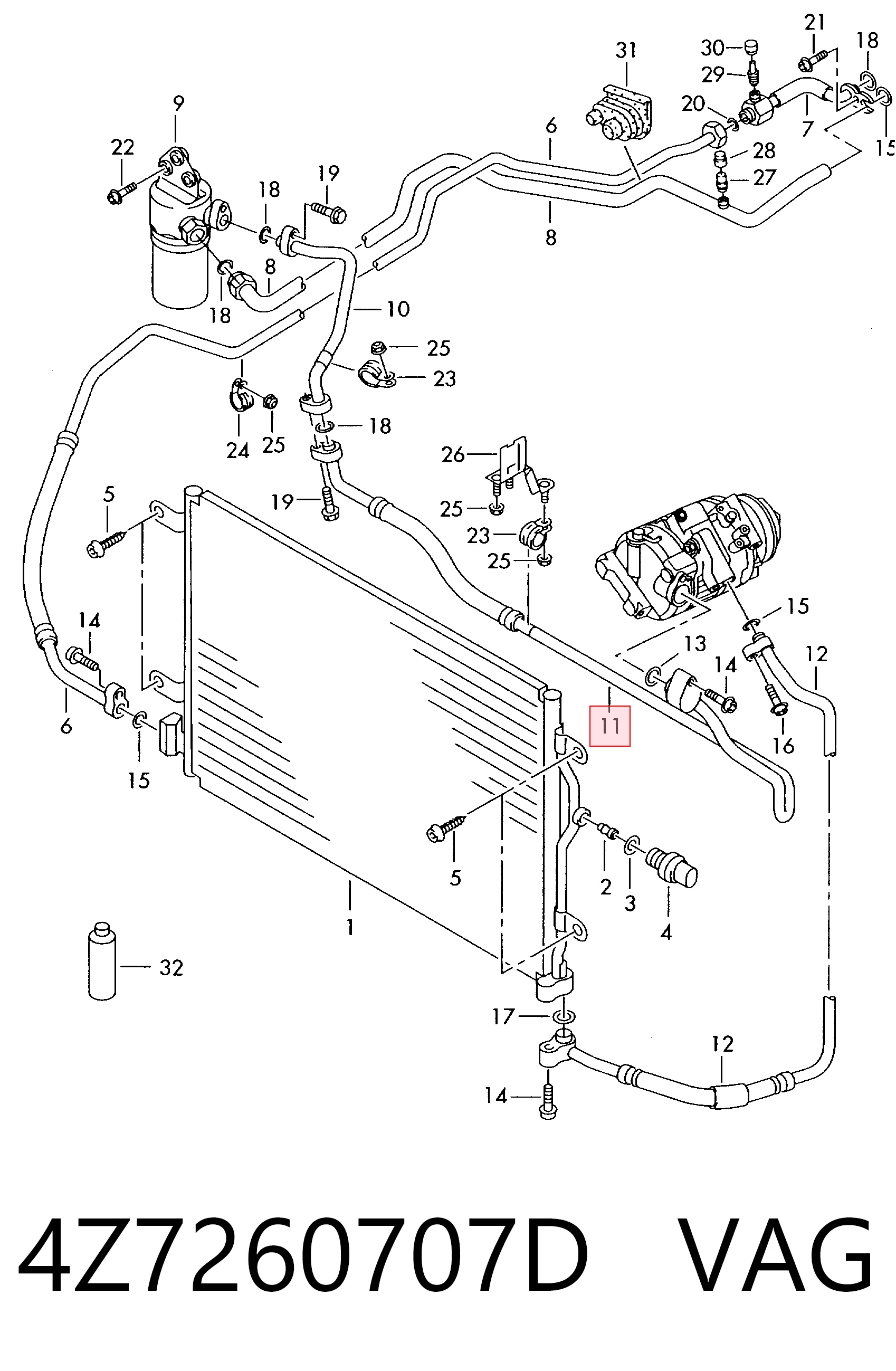 4Z7260707D VAG