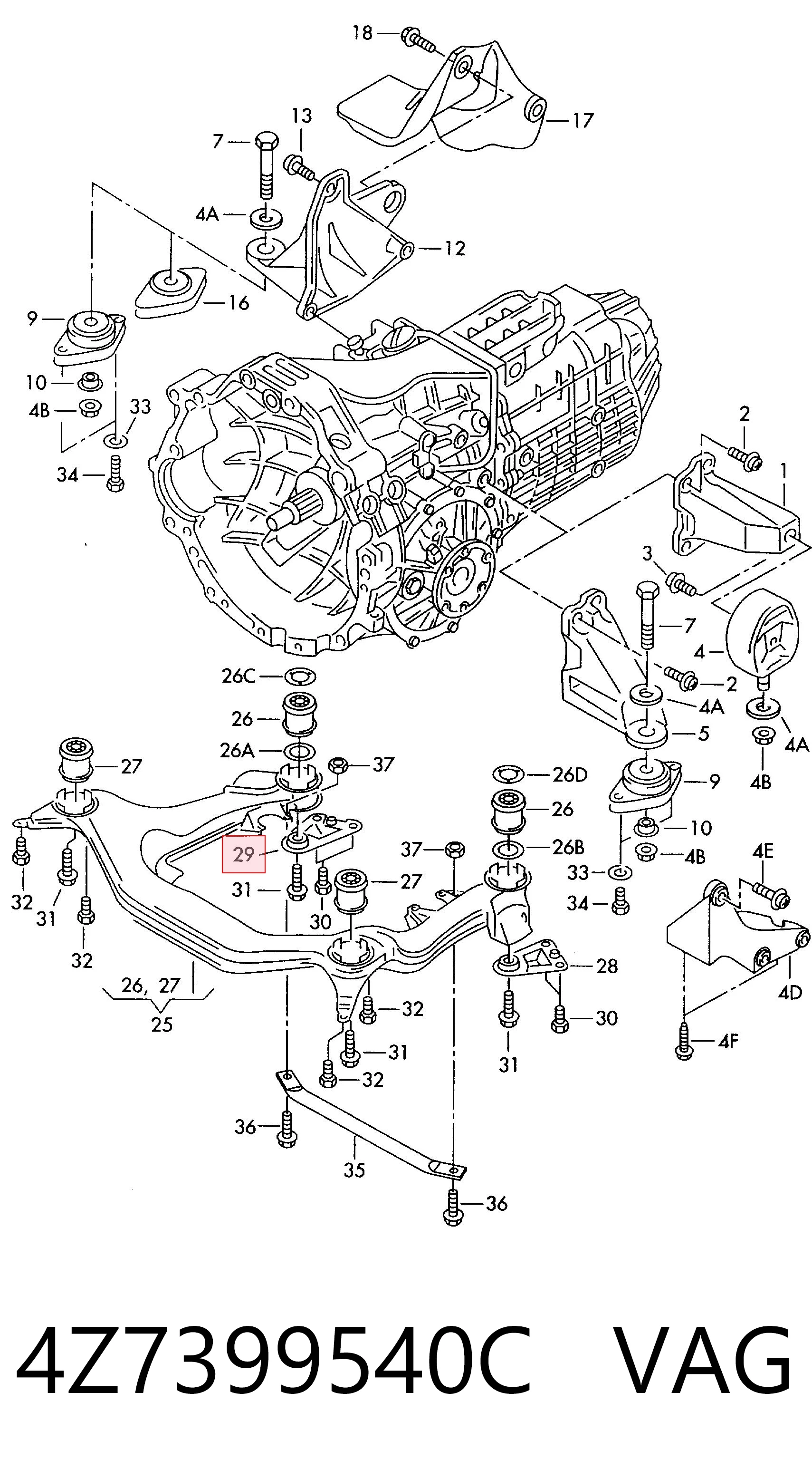 4Z7399540C VAG