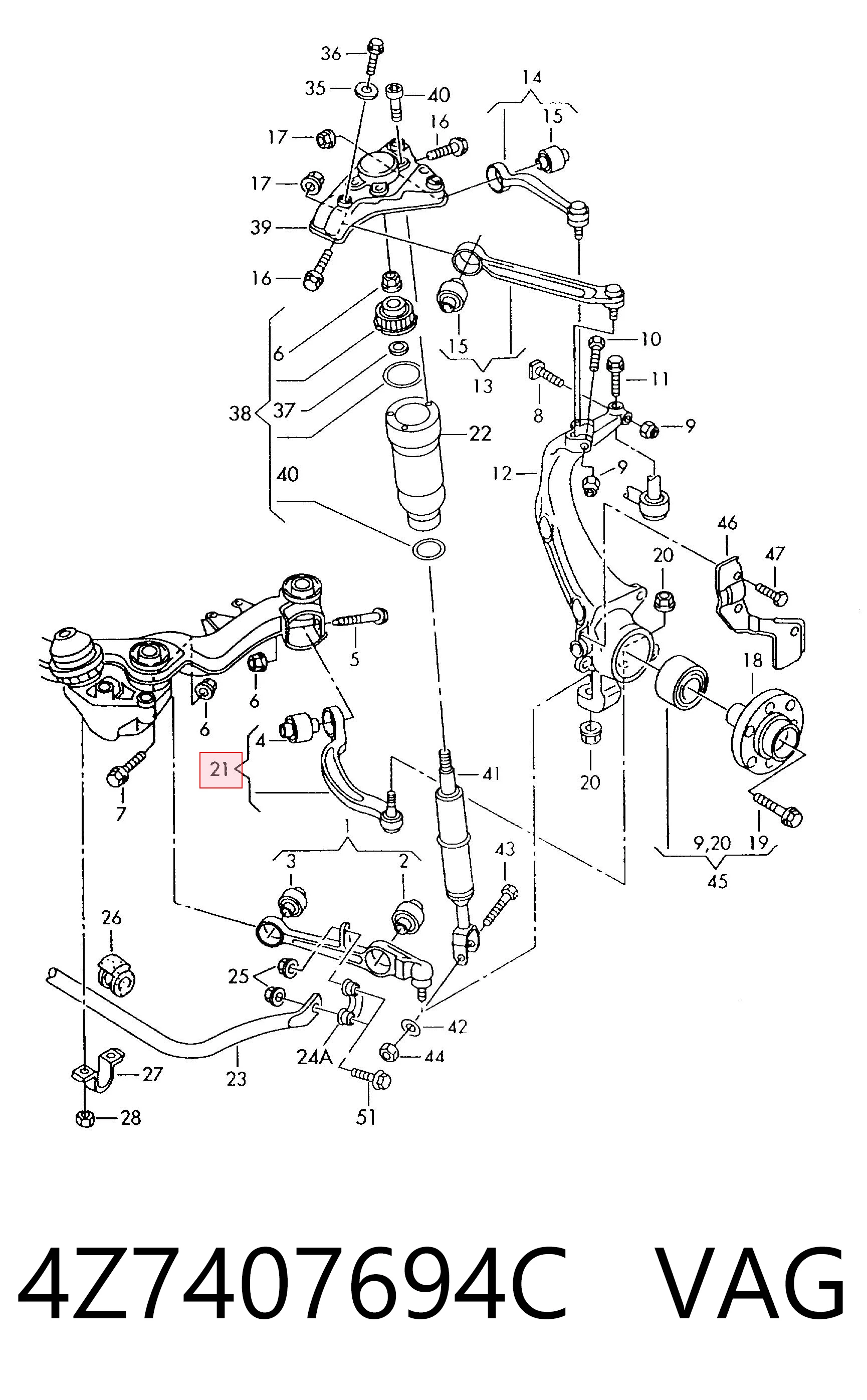 4Z7407694C VAG