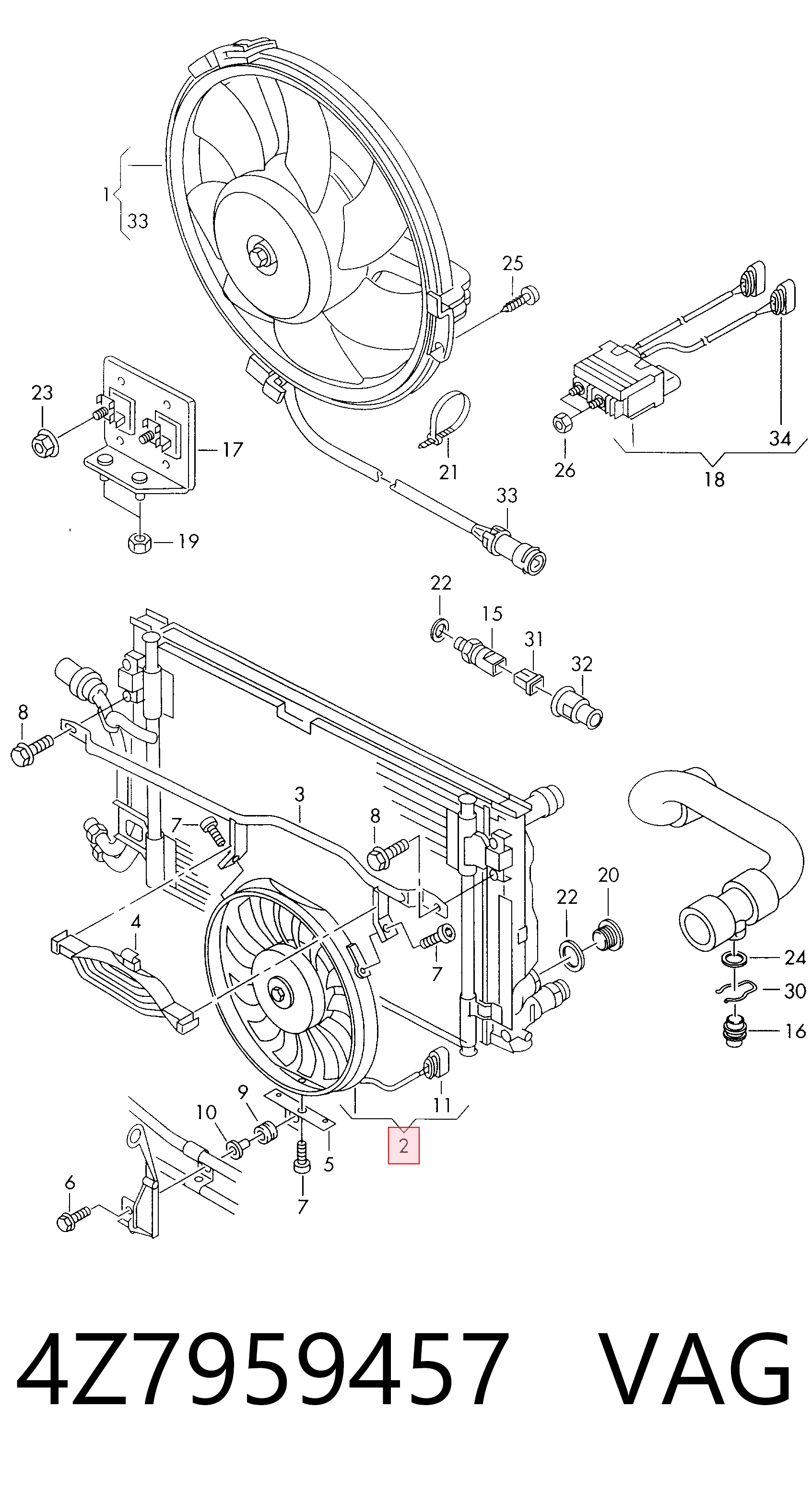 4Z7959457 VAG