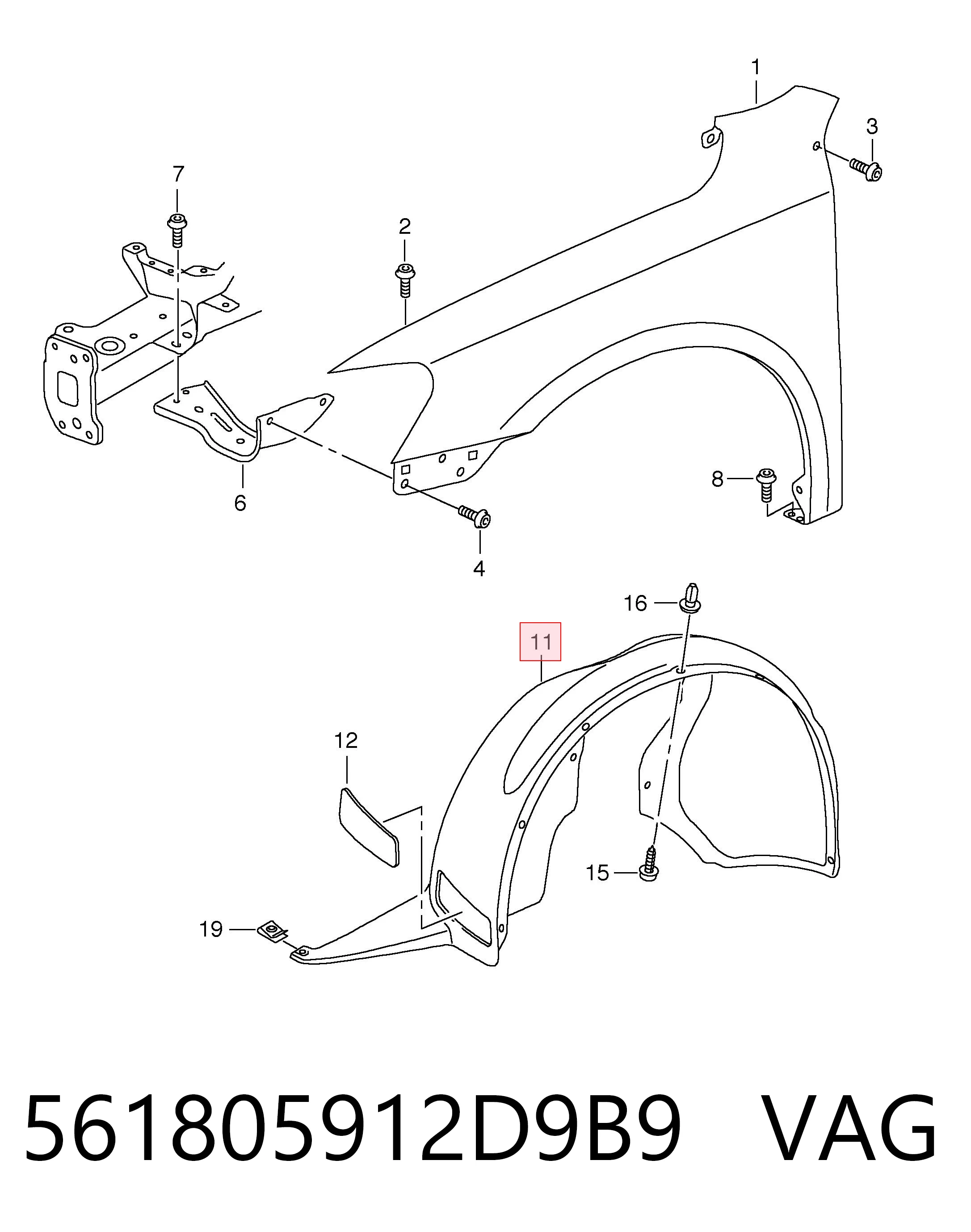 561805912D9B9 VAG