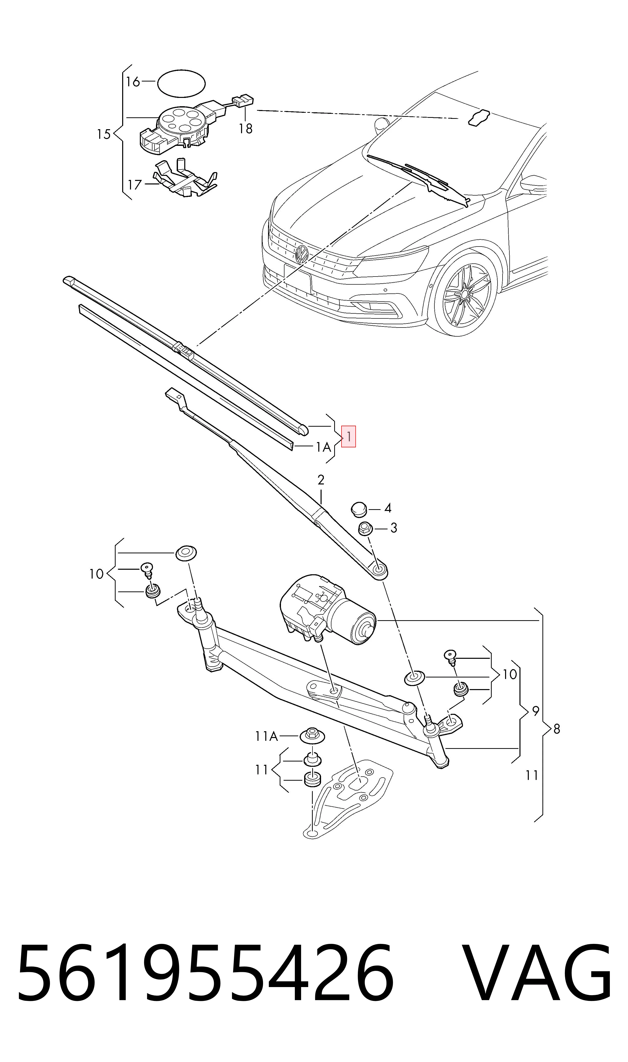  VAG 561955426 precio, desde 38,00 EUR