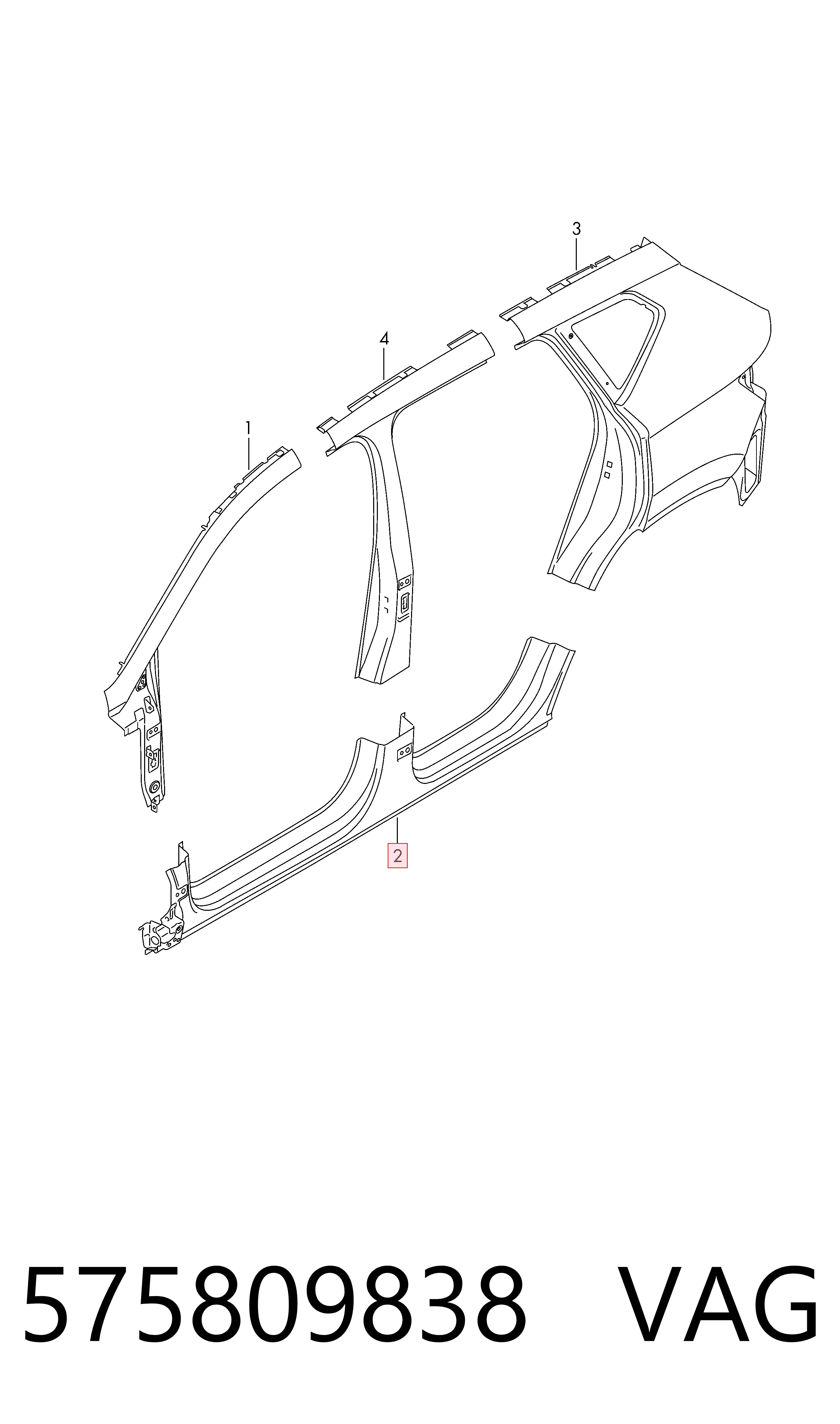 Comprar Umbral exterior derecho Seat ATECA  KH7, KHP a bajo precio