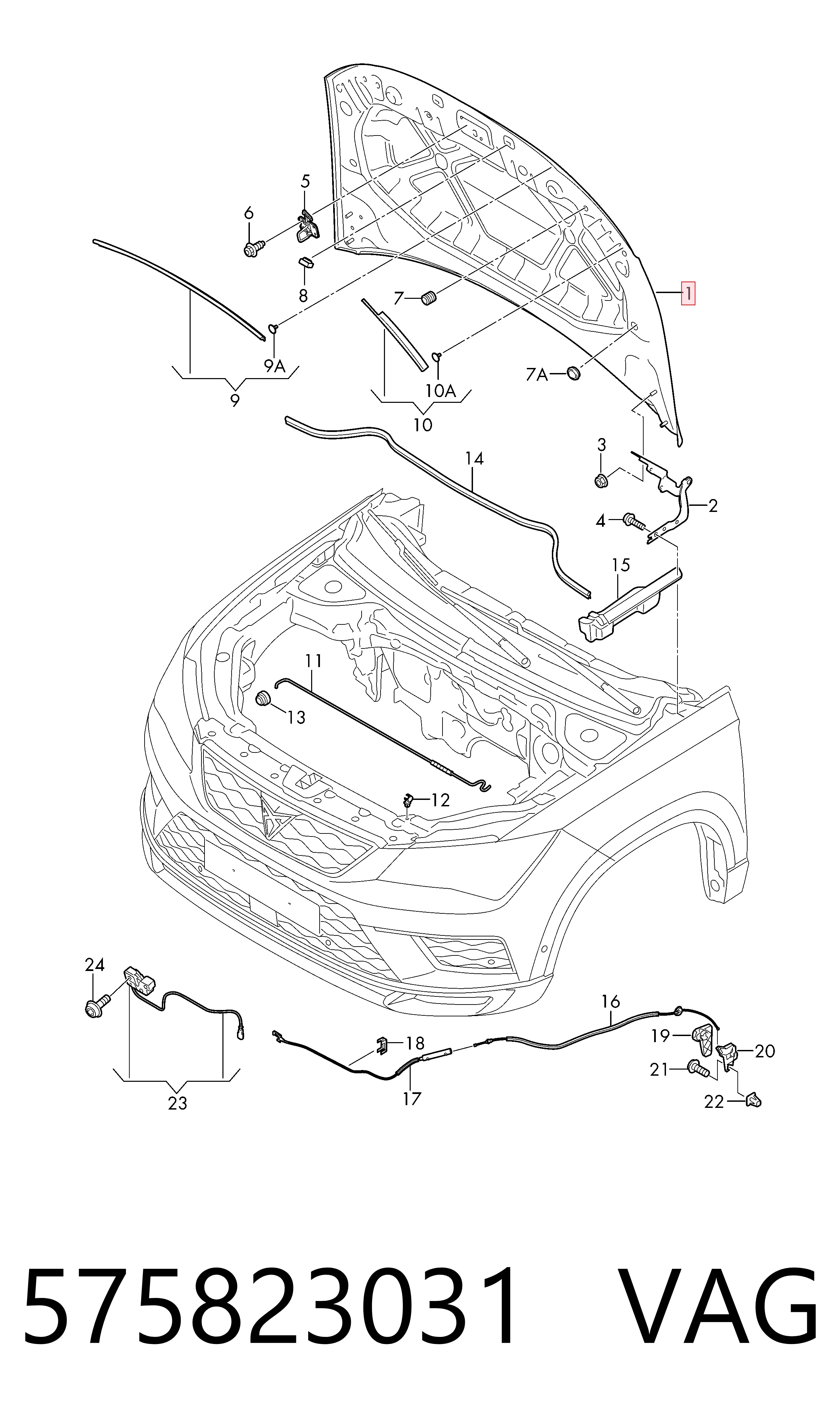 Comprar Capot ATECA  KH7, KHP