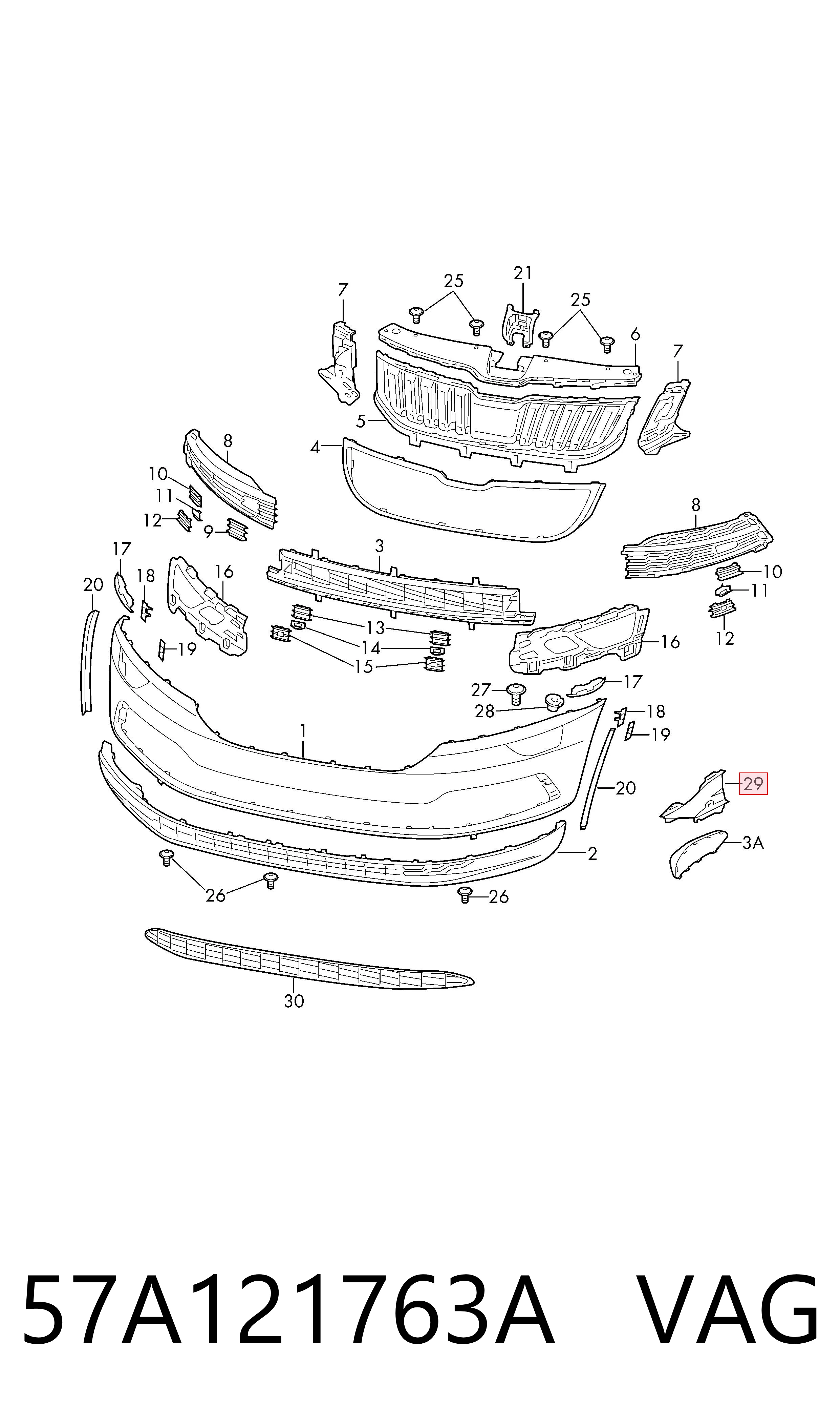 57A121763A VAG 
