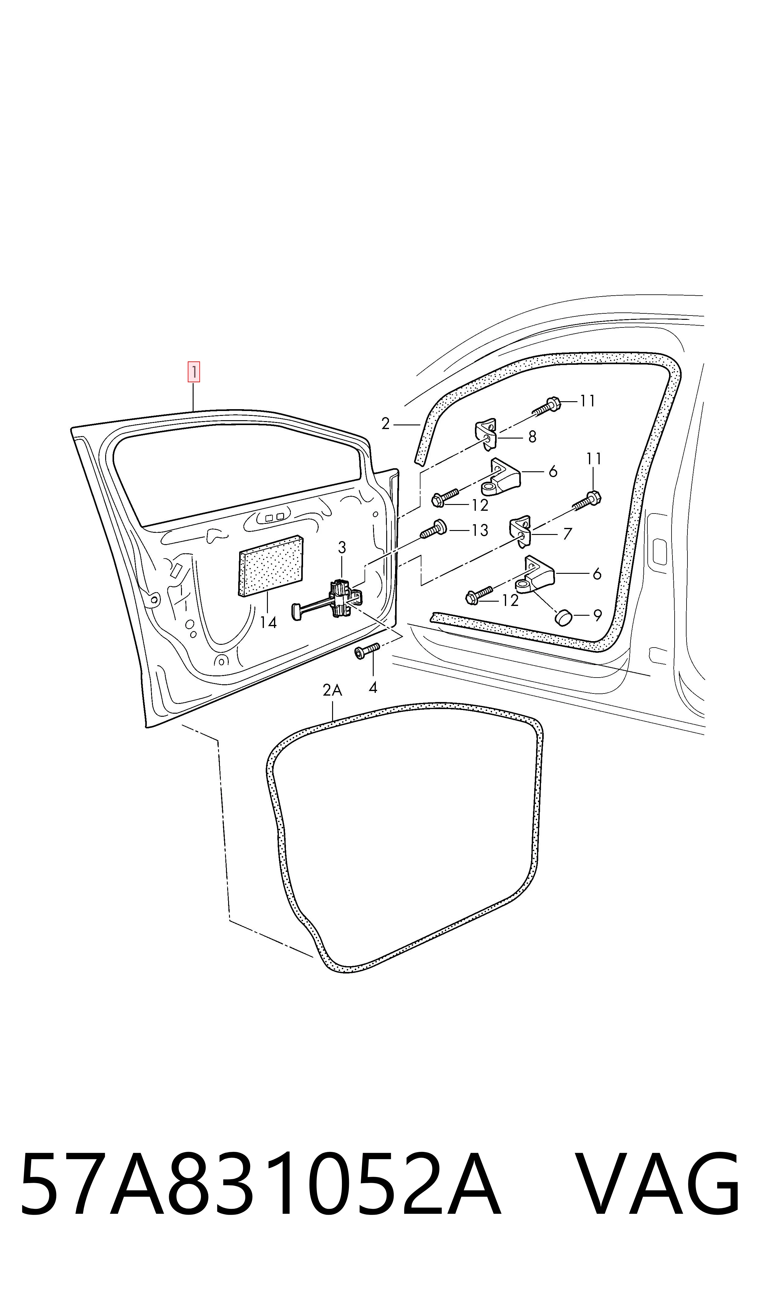 57A831052A VAG