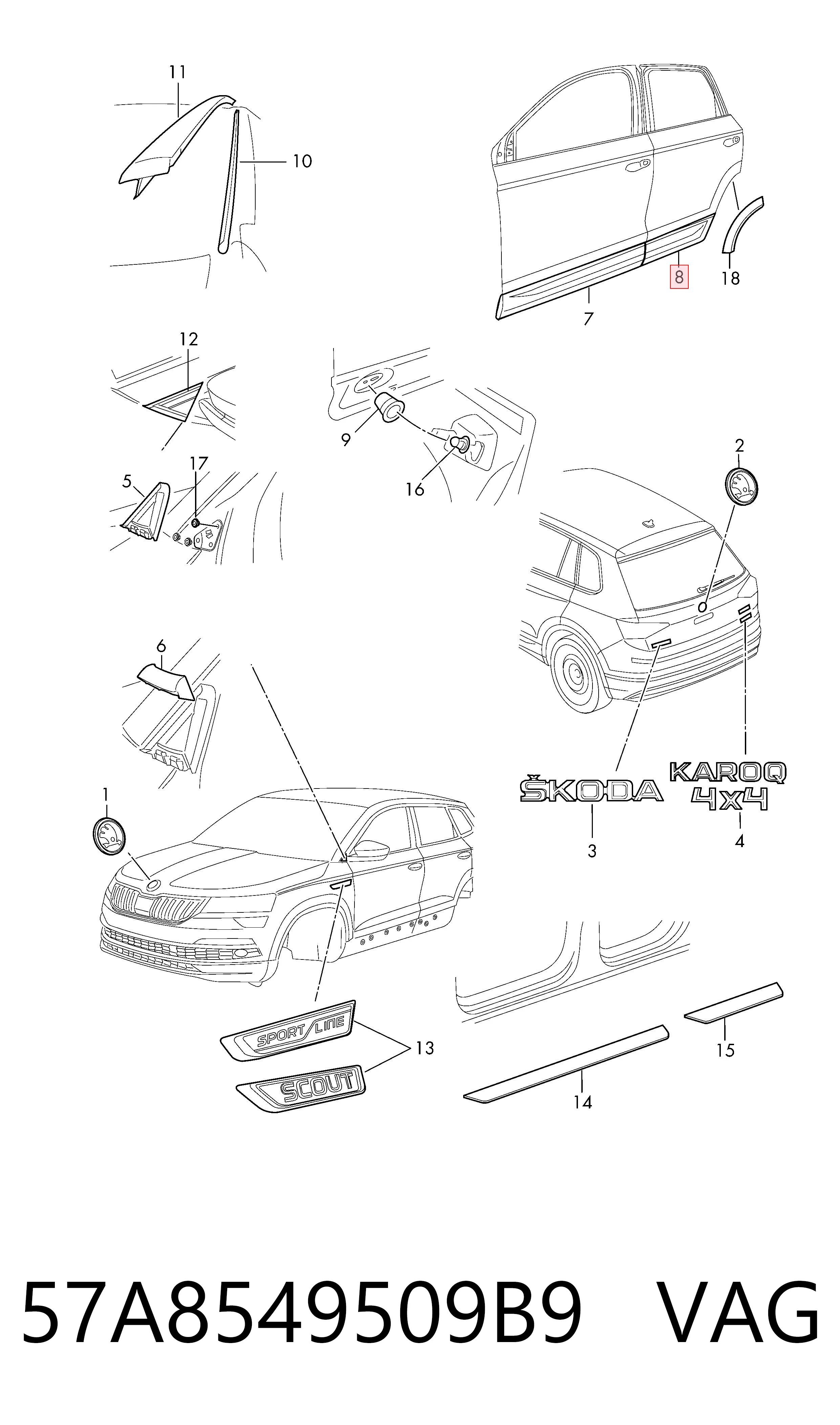 57A8549509B9 VAG