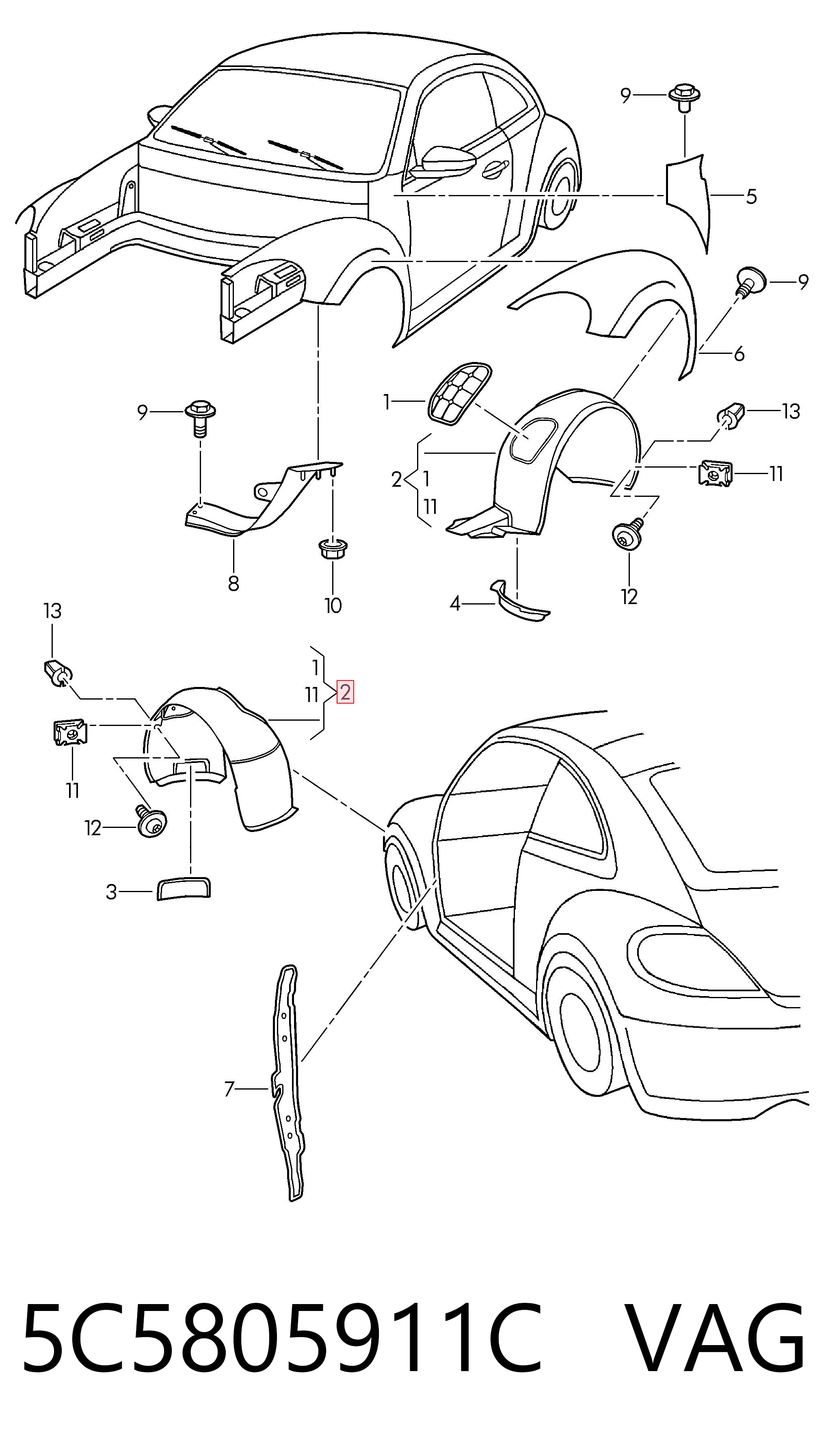 5C5805911C VAG