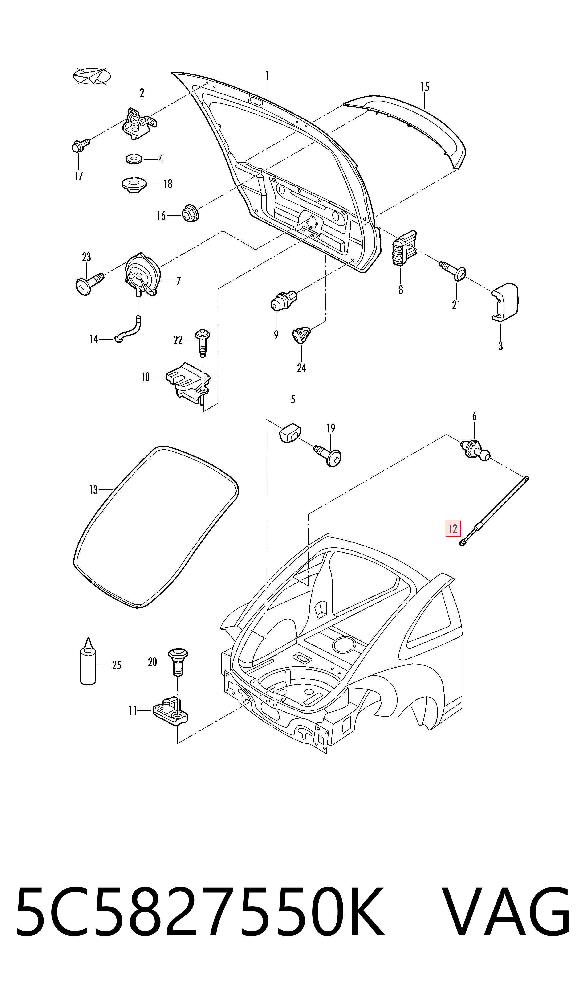 5C5827550K VAG