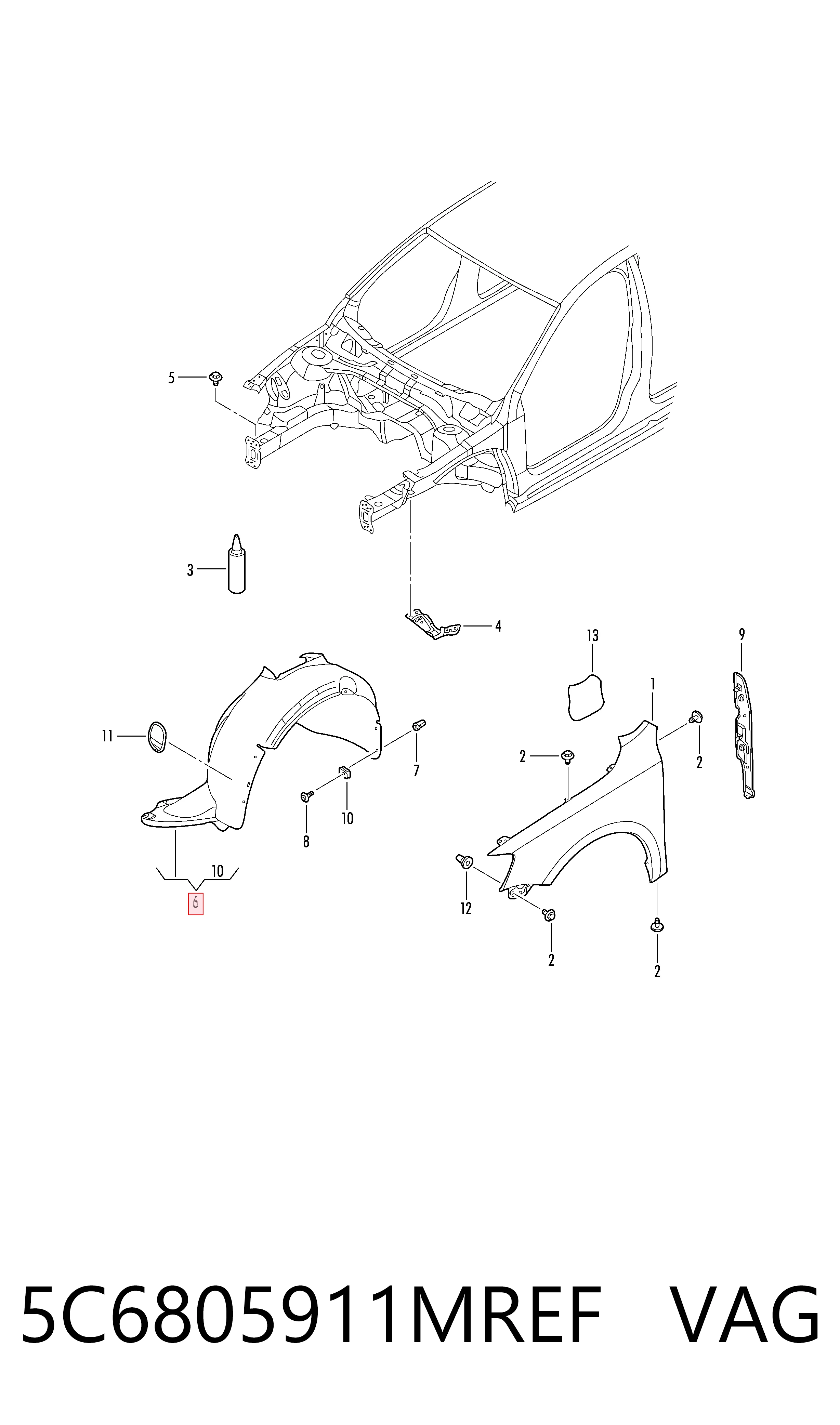 5C6805911MREF VAG