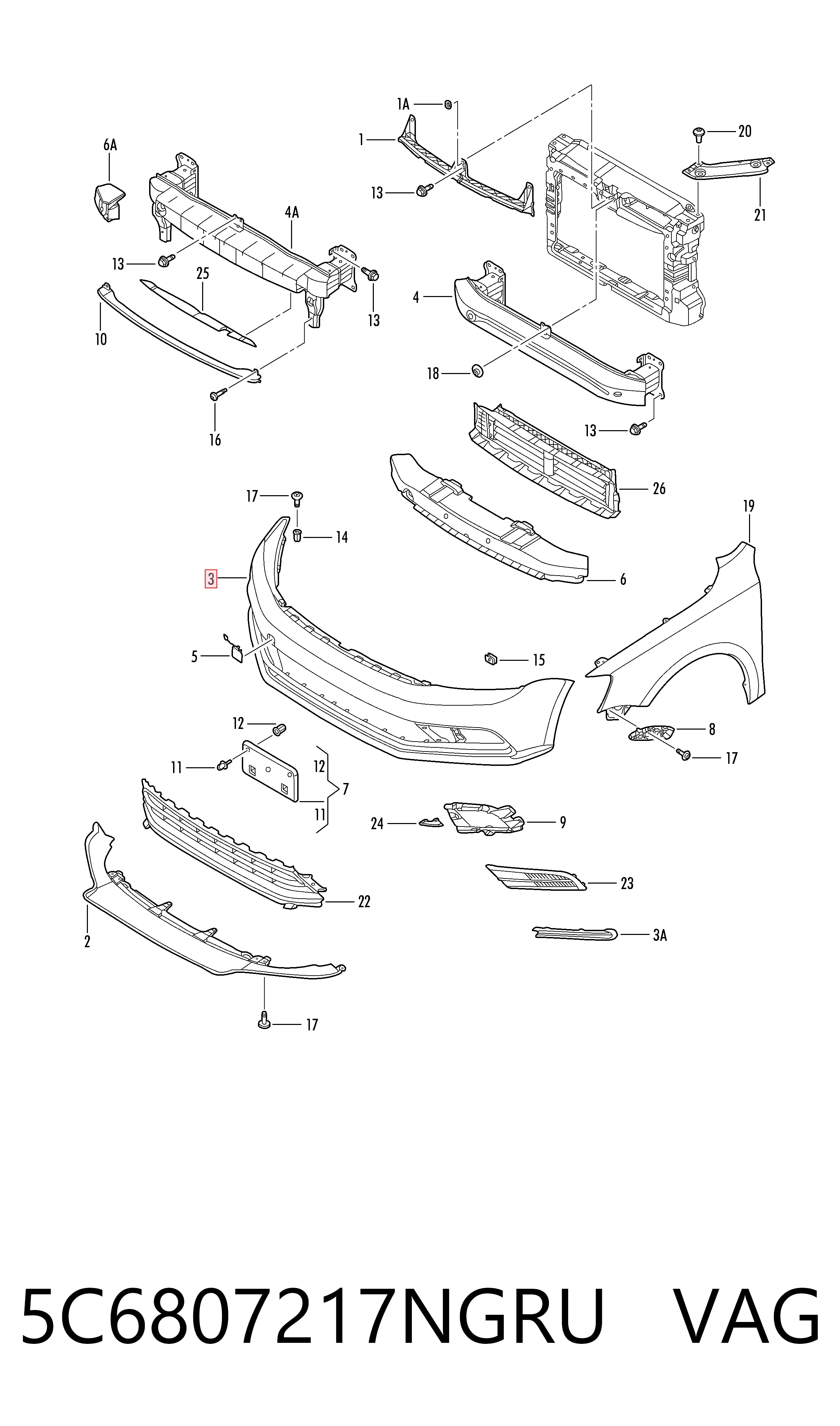 5C6807217NGRU VAG