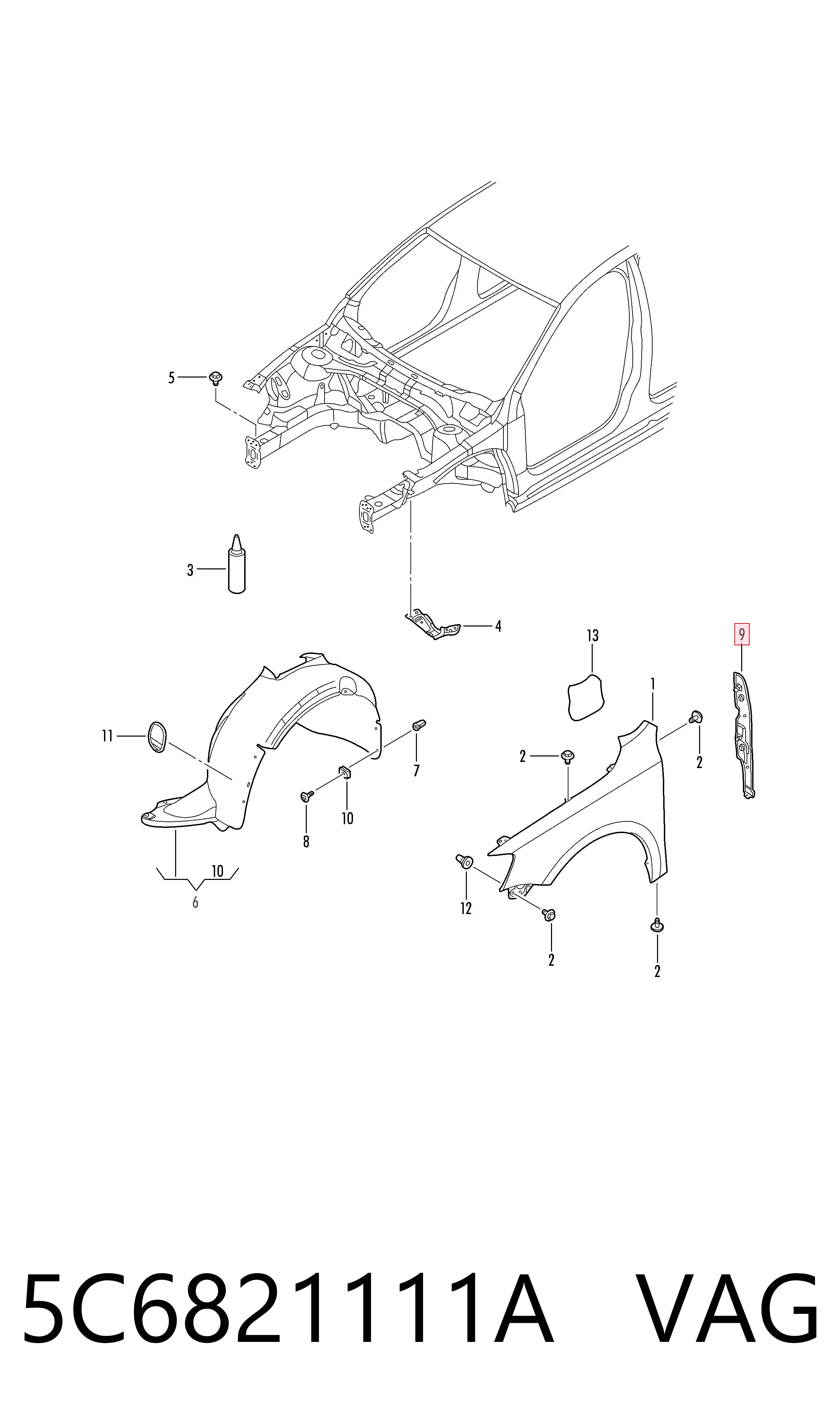 5C6821111A VAG