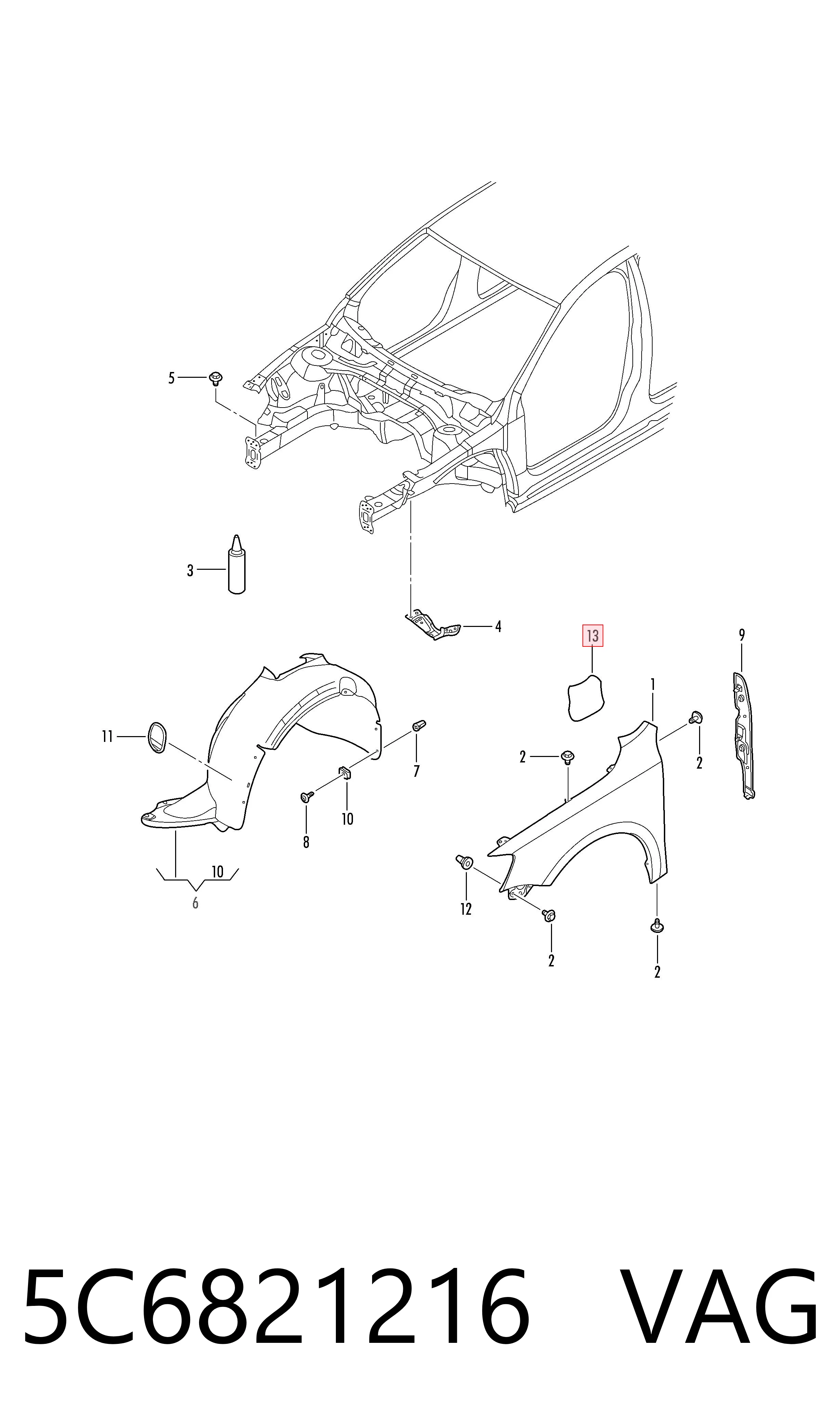 5C6821216 VAG