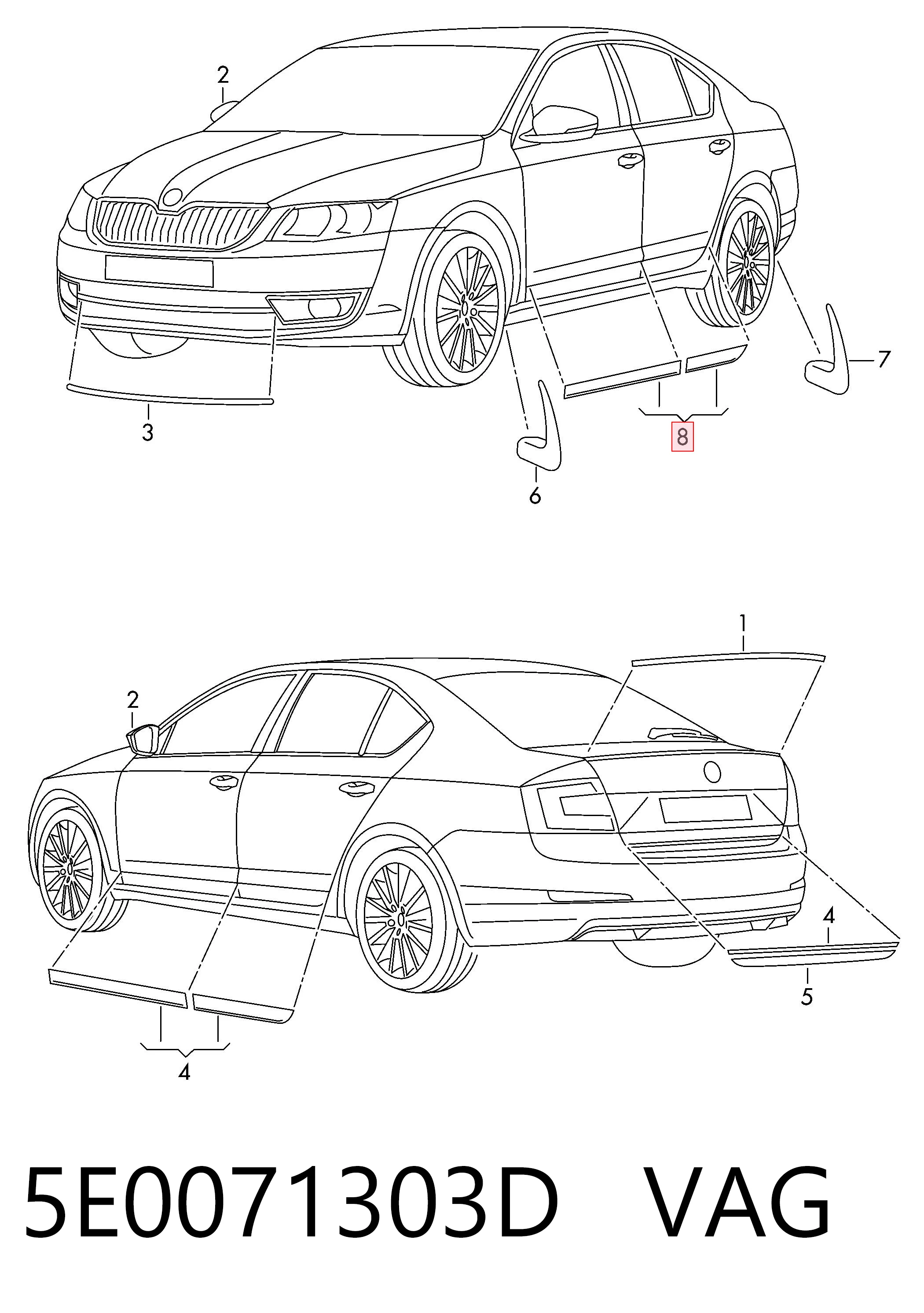 5E0071303D VAG 