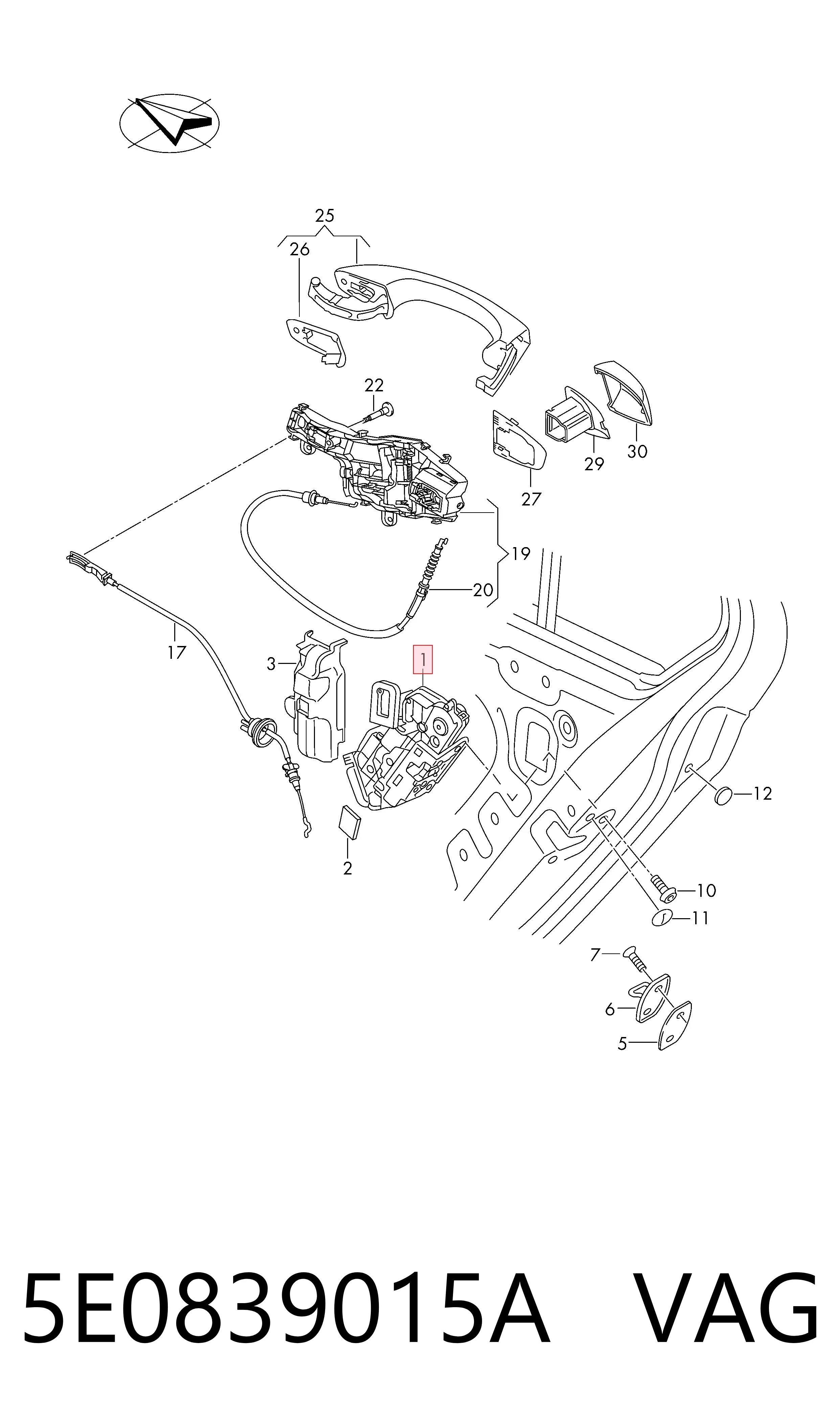 5E0839015A VAG