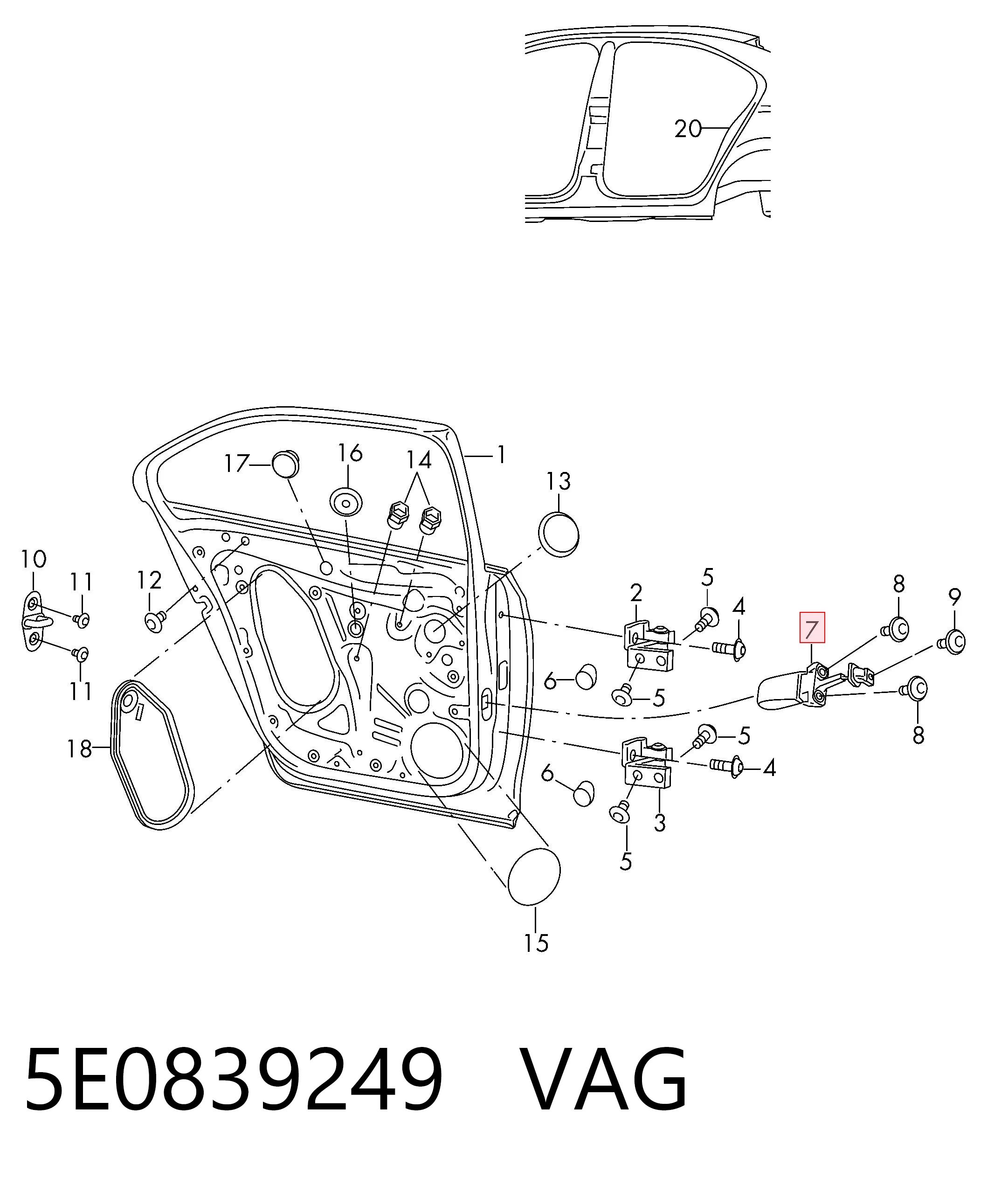 5E0839249 VAG