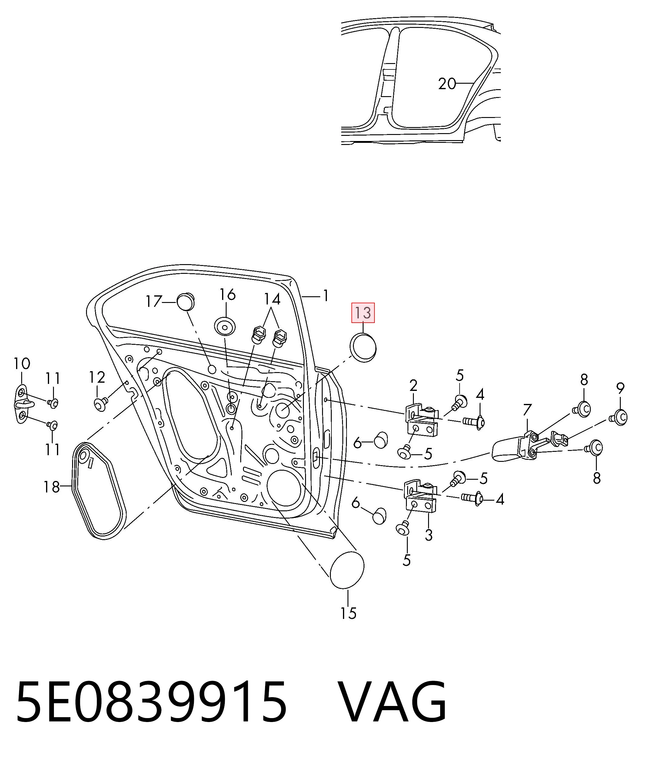 5E0839915 VAG 