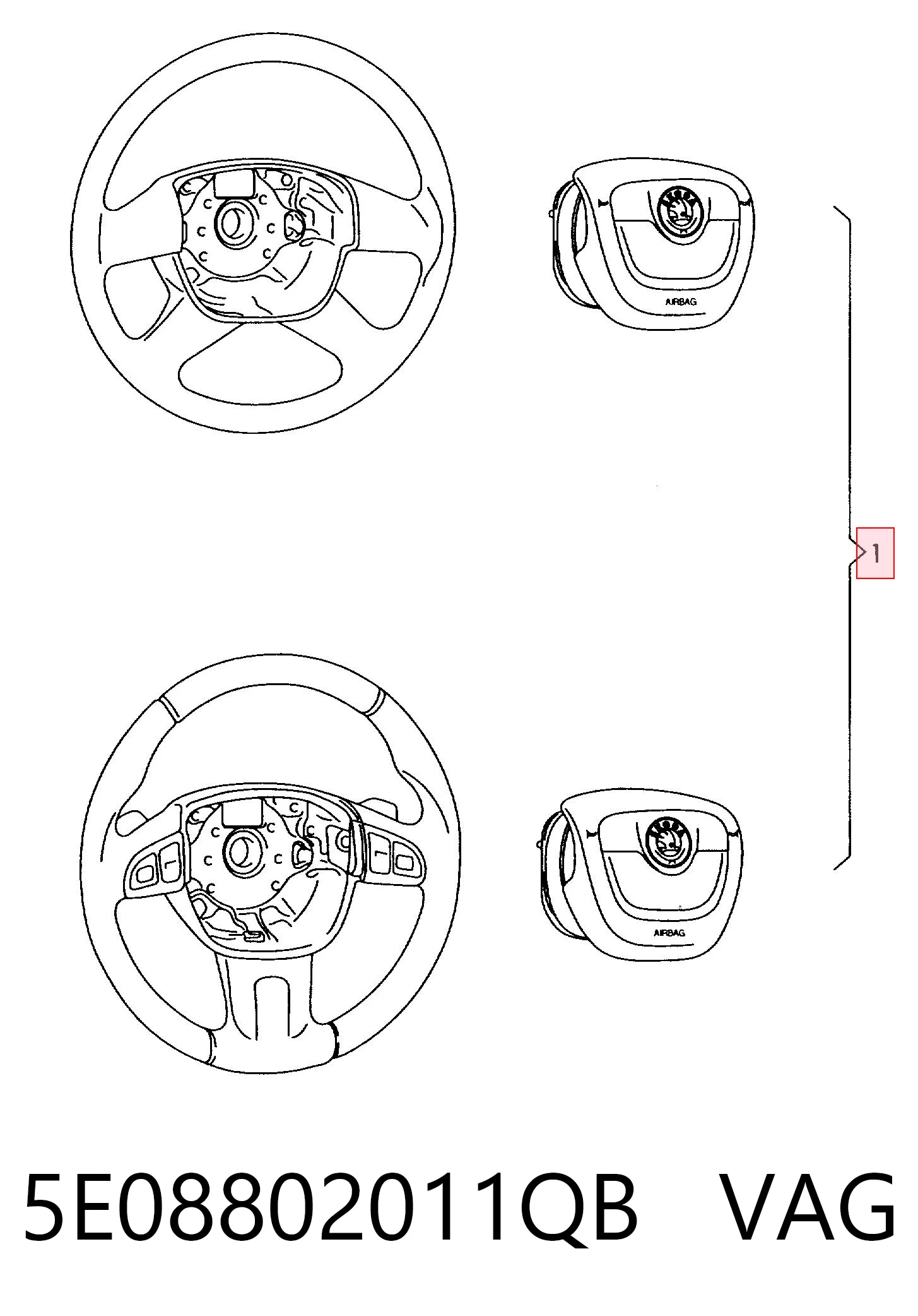 5E08802011QB VAG