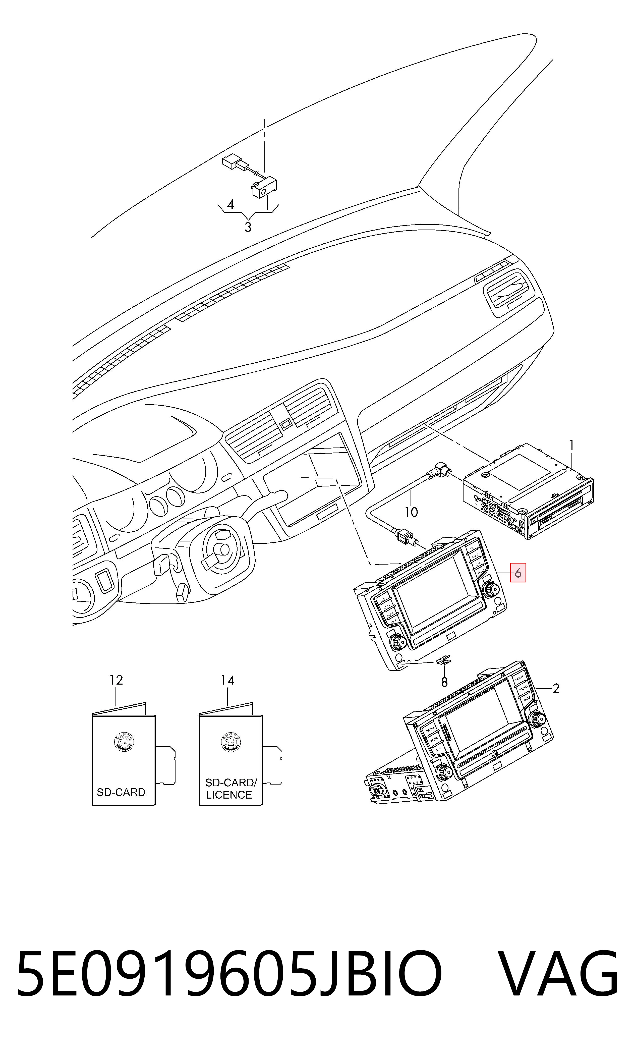 Comprar Pantalla Skoda Octavia III A7 5E3, NL3, NR3