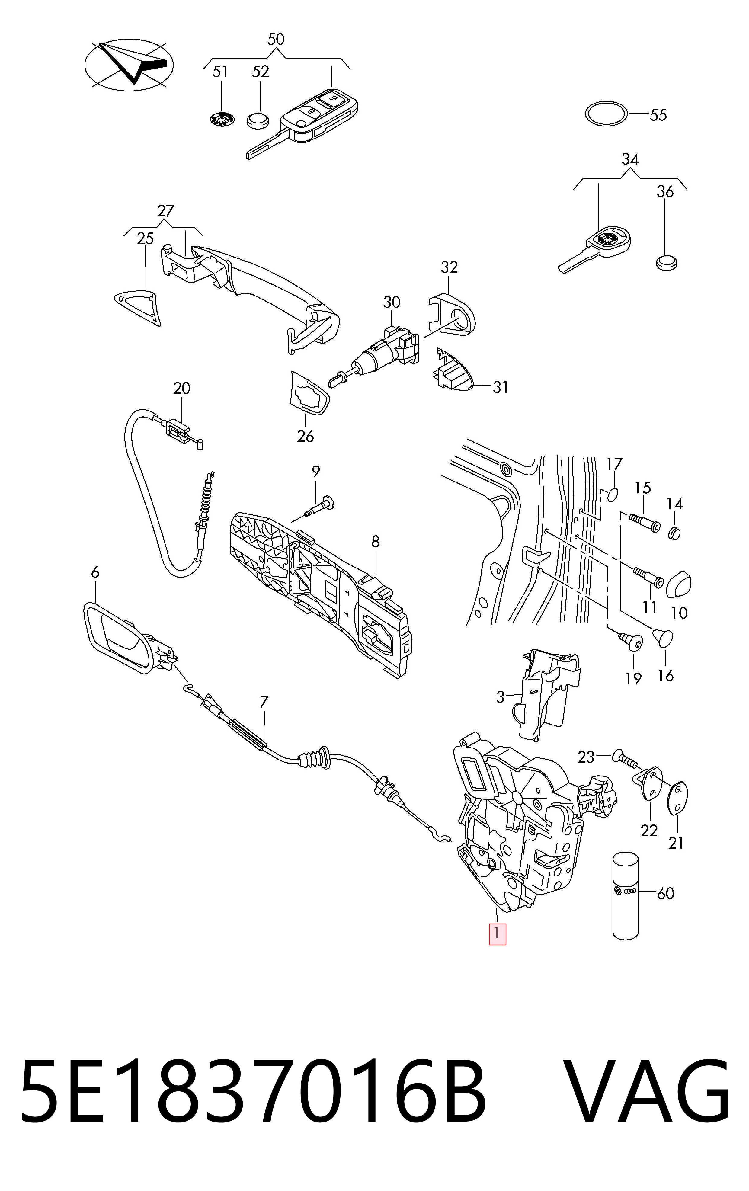 5E1837016B VAG