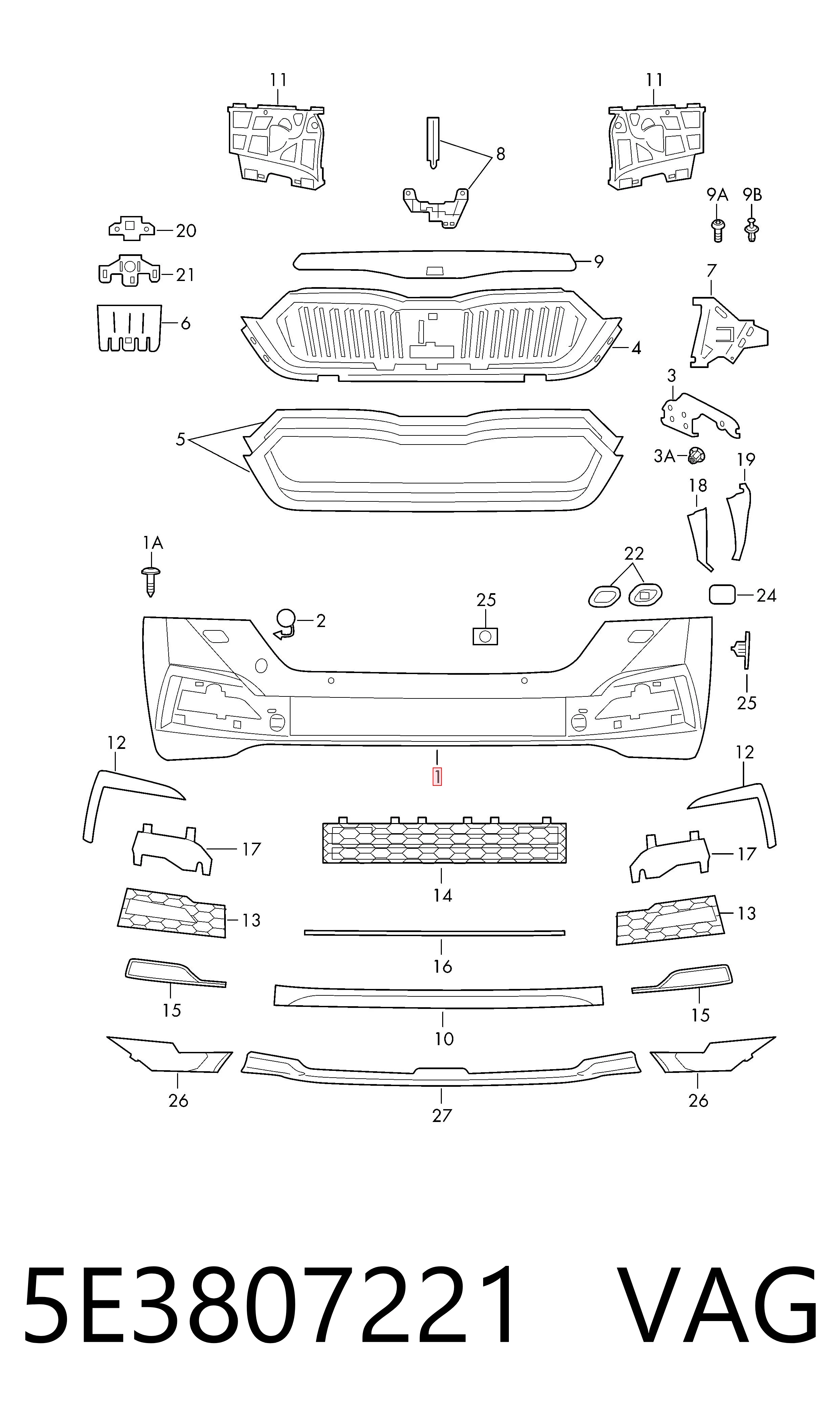 Comprar 30807451 AND Defensa delantera
