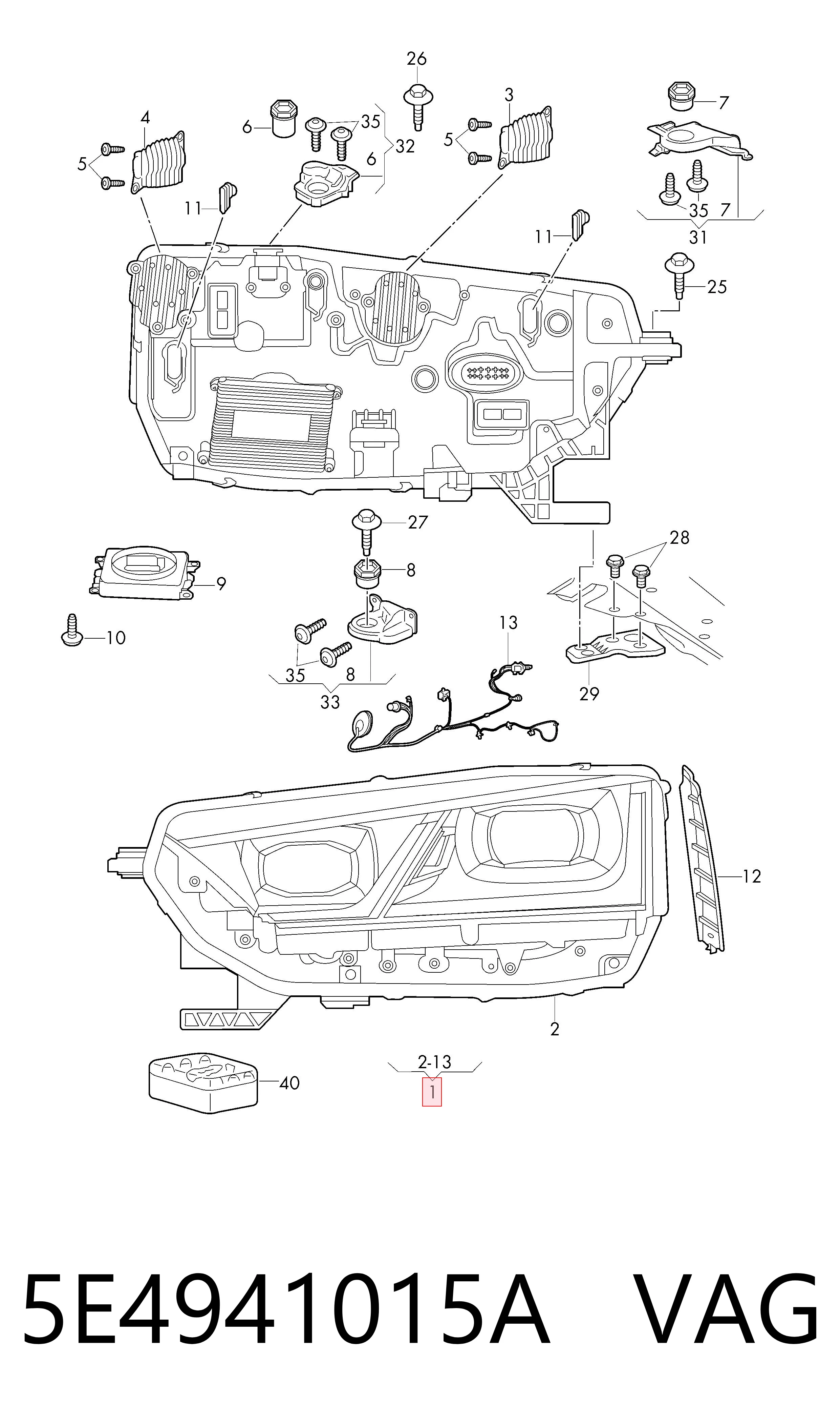 Comprar Faro izquierdo Skoda Octavia IV NX3, NN3, PV3 a bajo precio