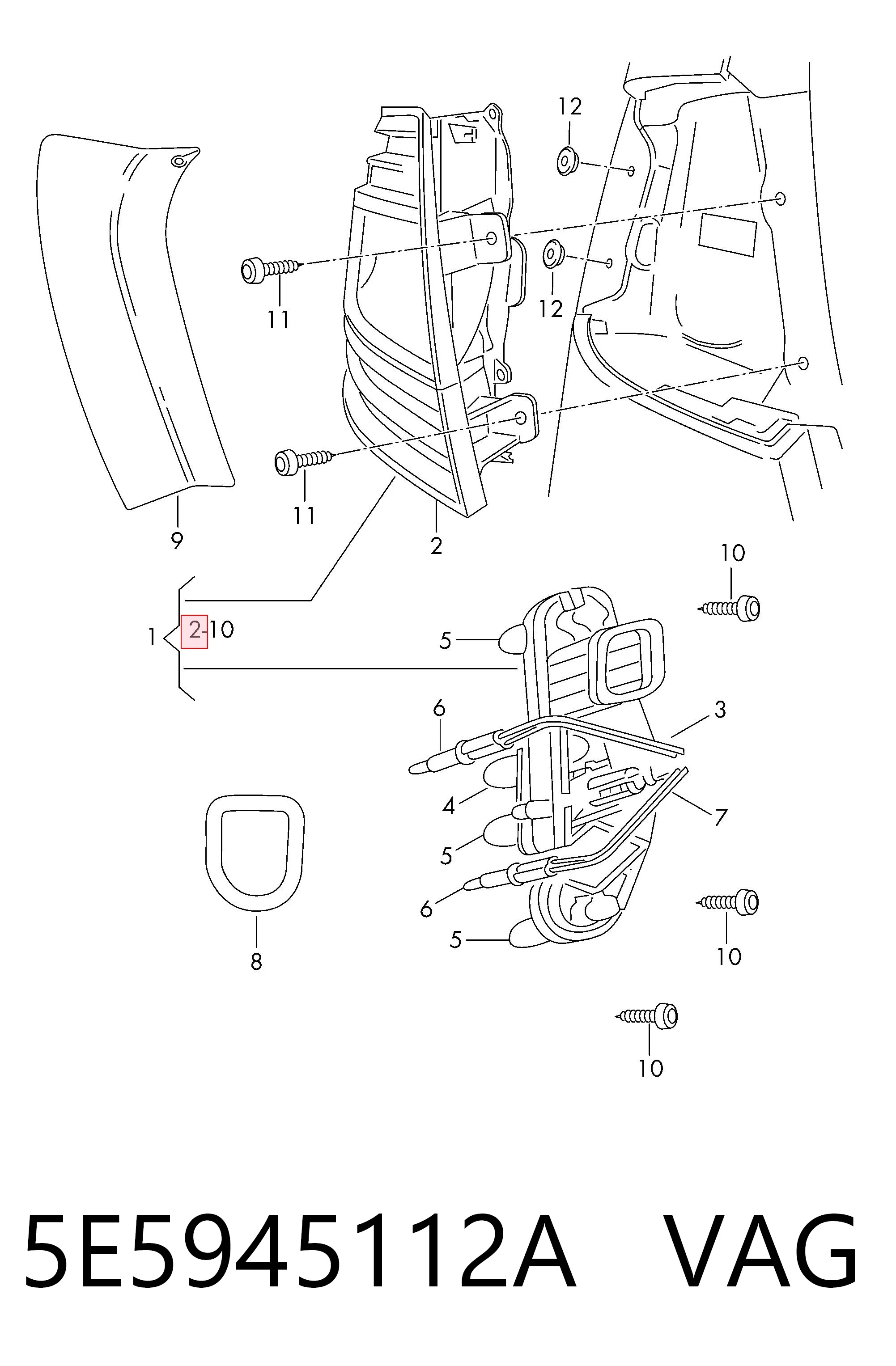 5E5945112A VAG