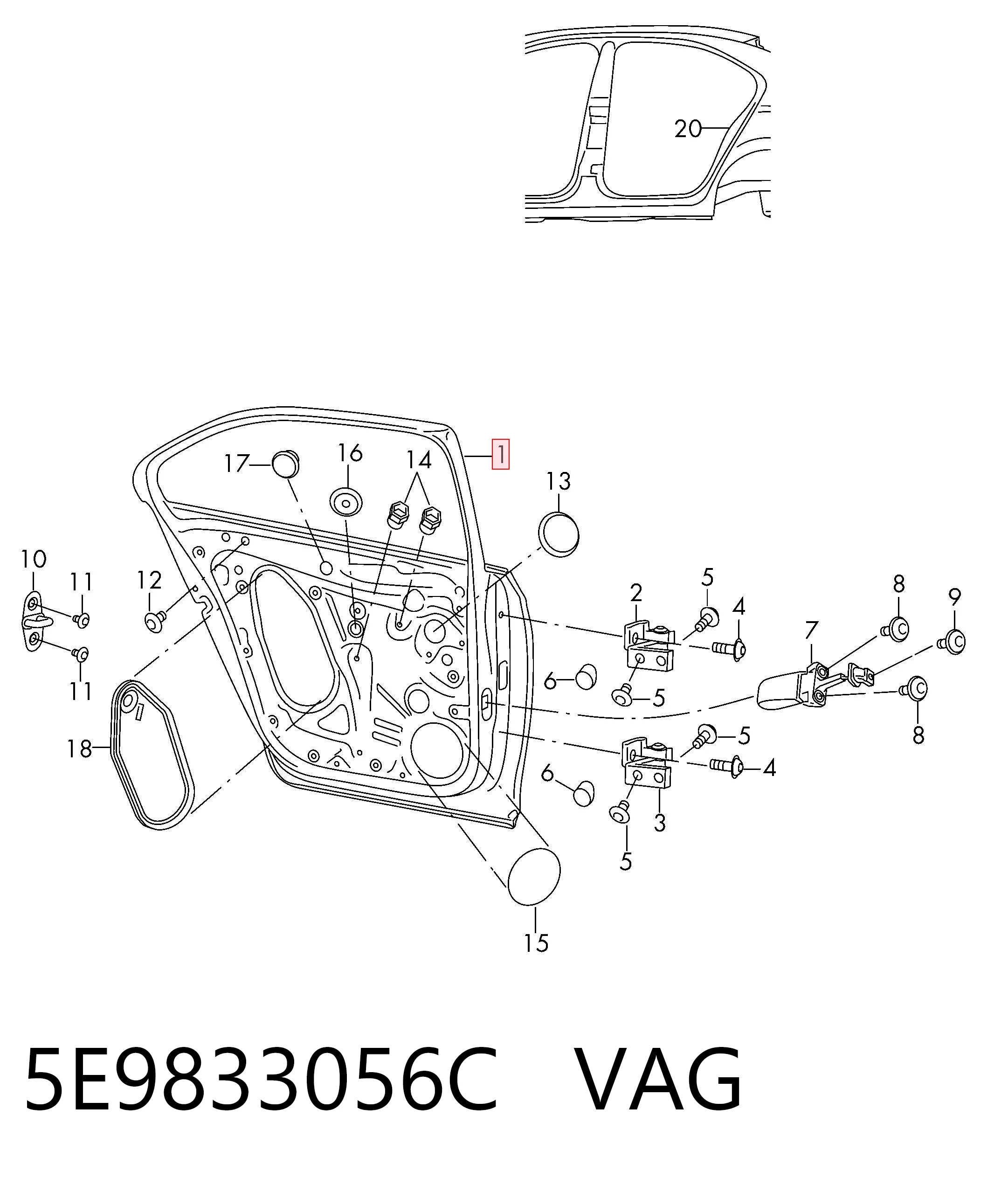 5E9833056C VAG