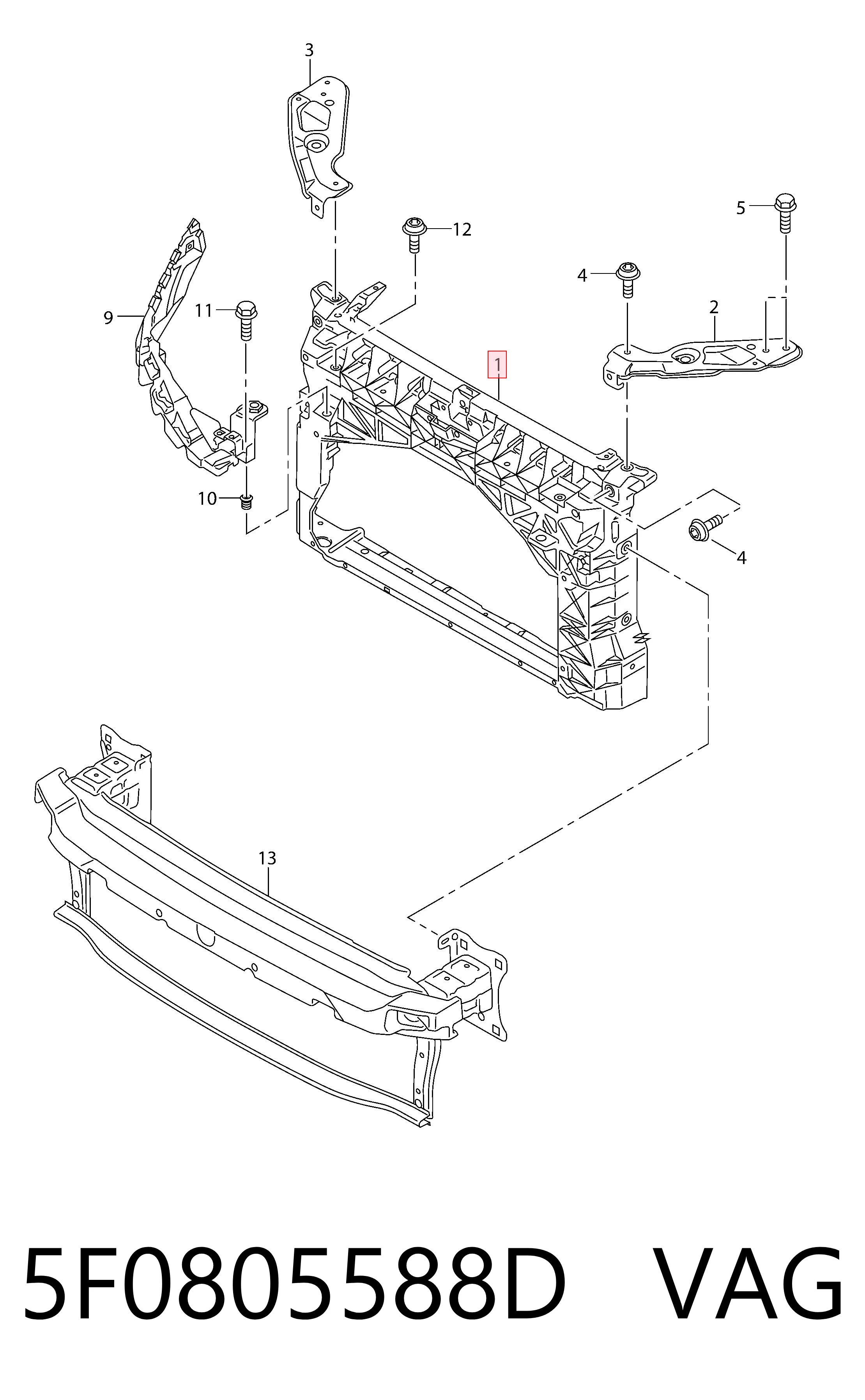 5F0805588D VAG