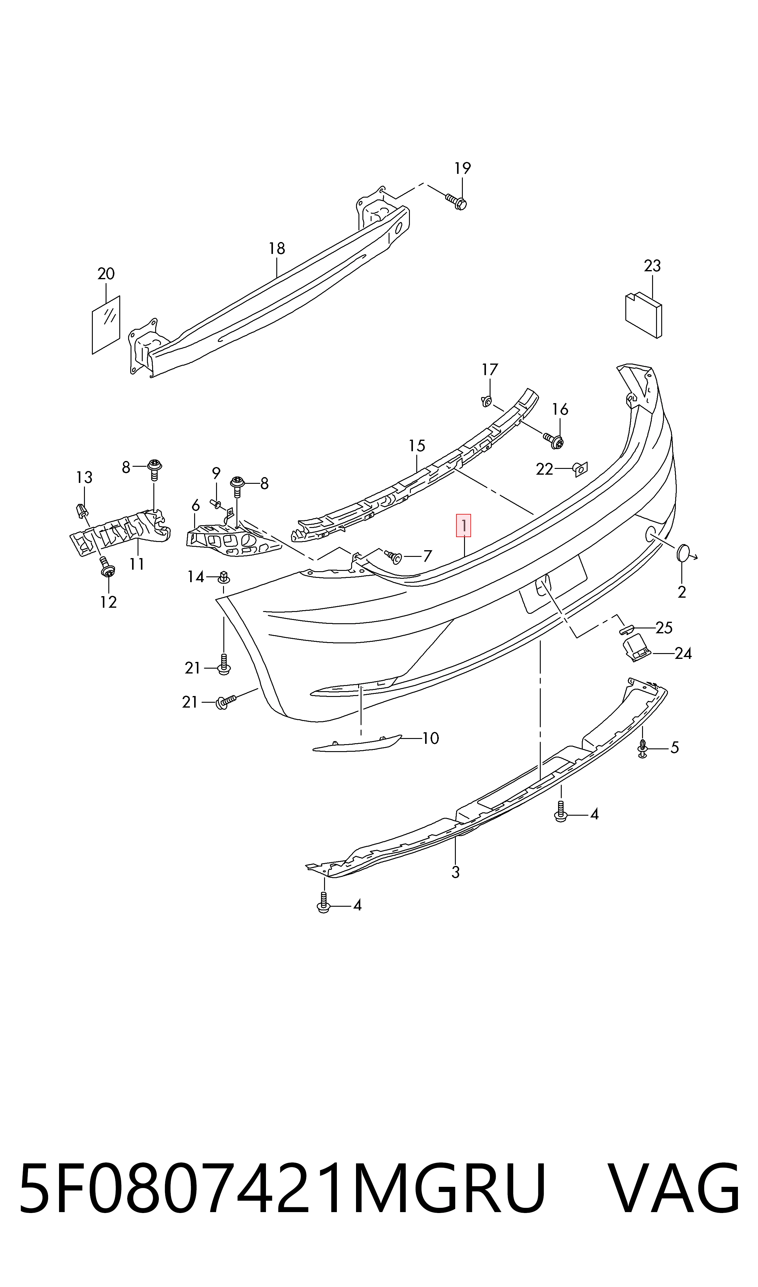 5F0807421MGRU VAG
