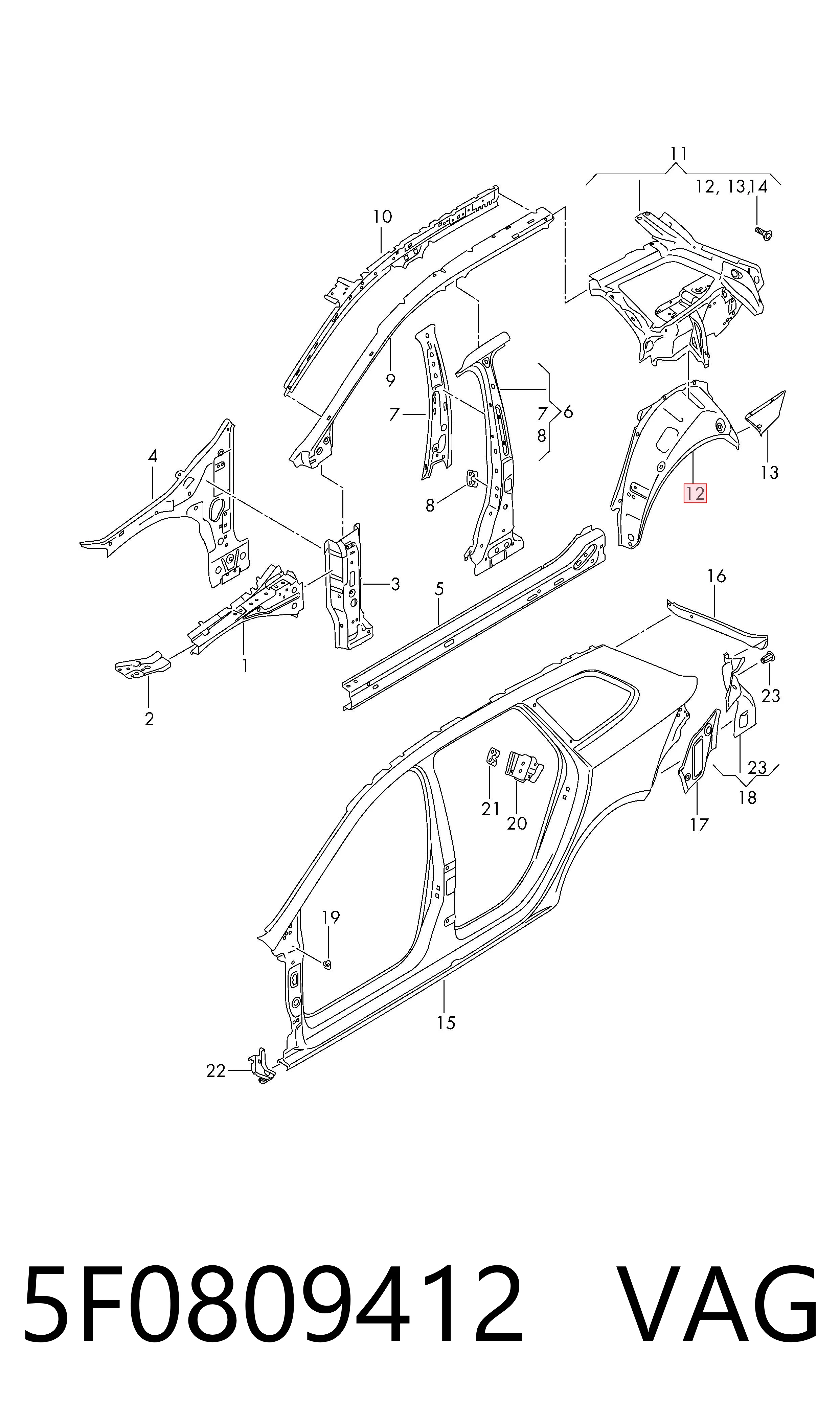 5F0809412 VAG