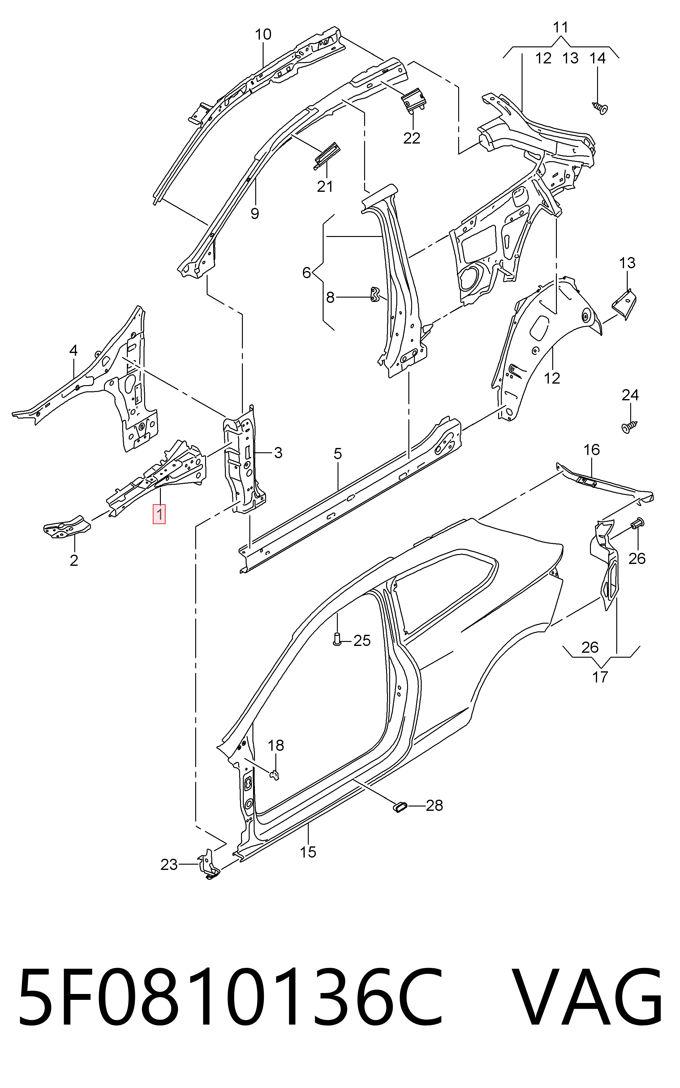 5F0810136C VAG