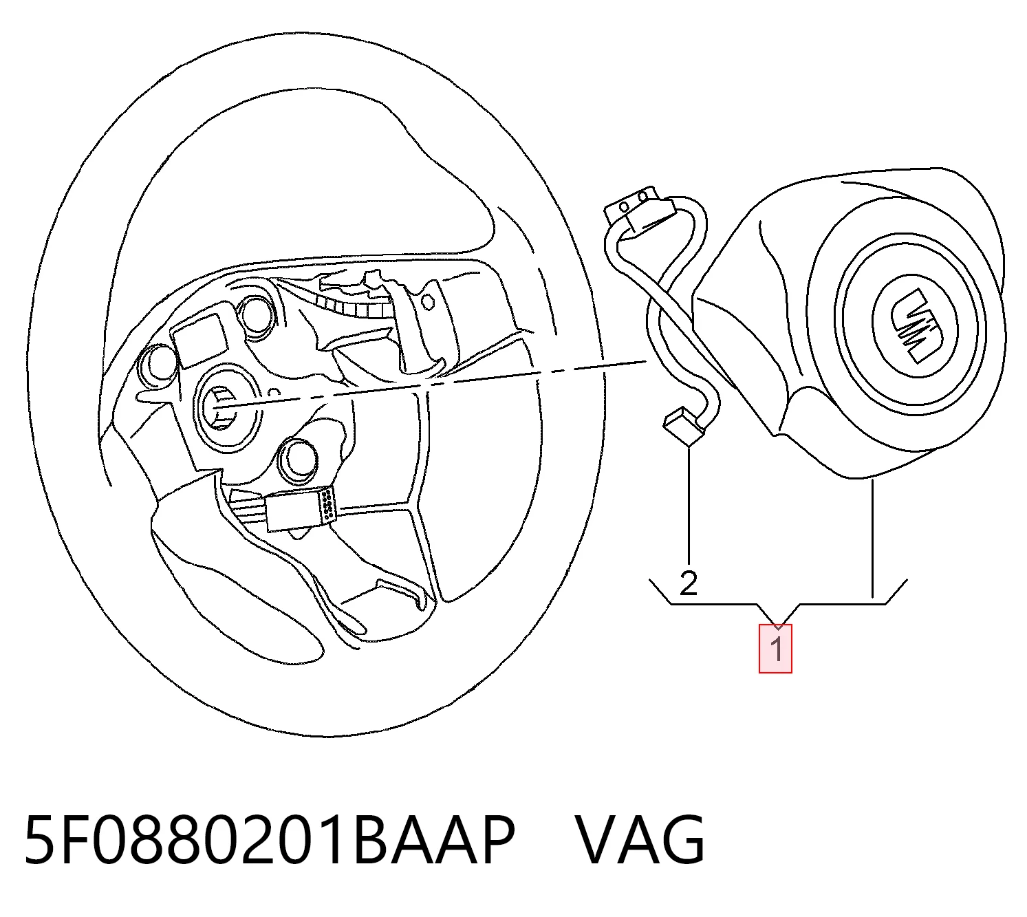 5F0880201BAAP VAG