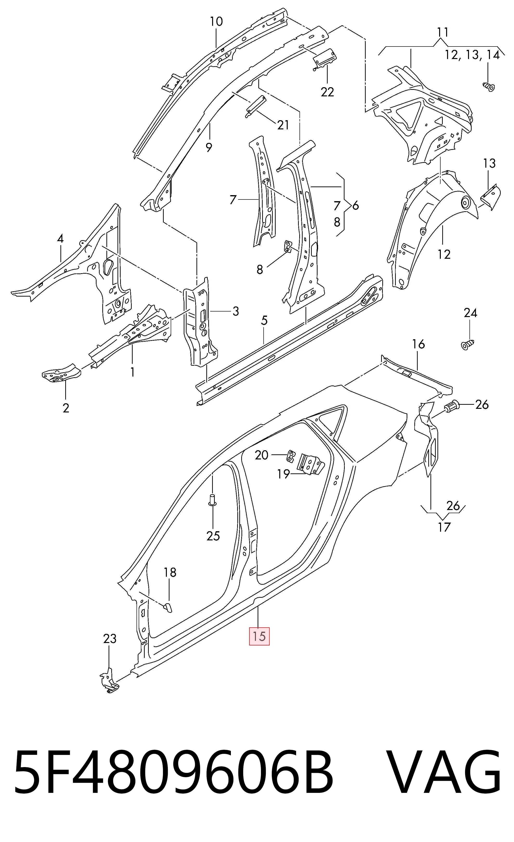 5F4809606B VAG