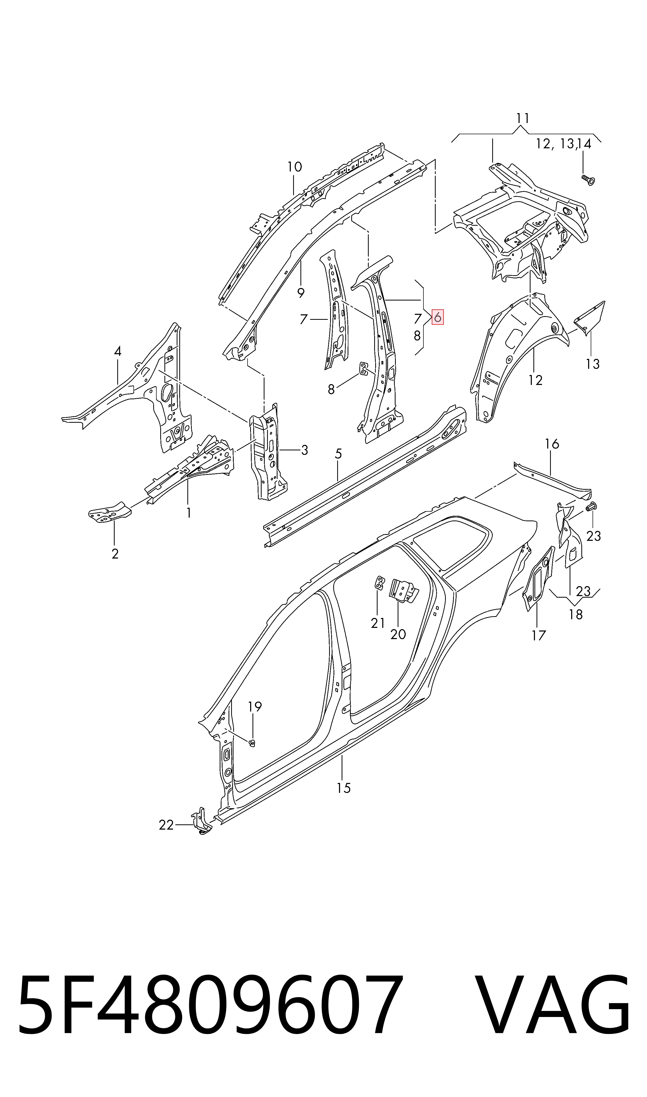 5F4809607 VAG